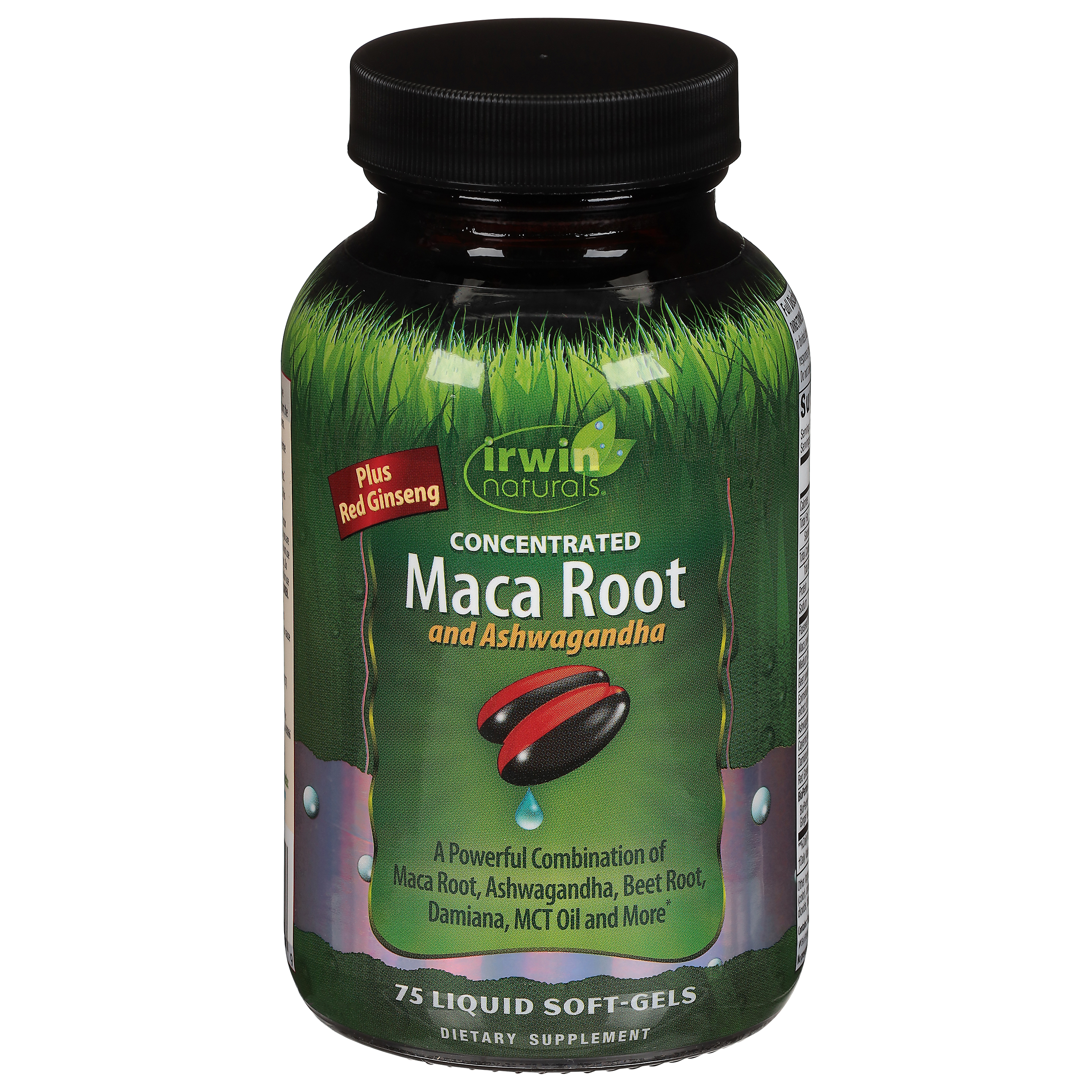 Irwin Naturals Concentrated Maca Root and Ashwagandha 75 Soft-Gels