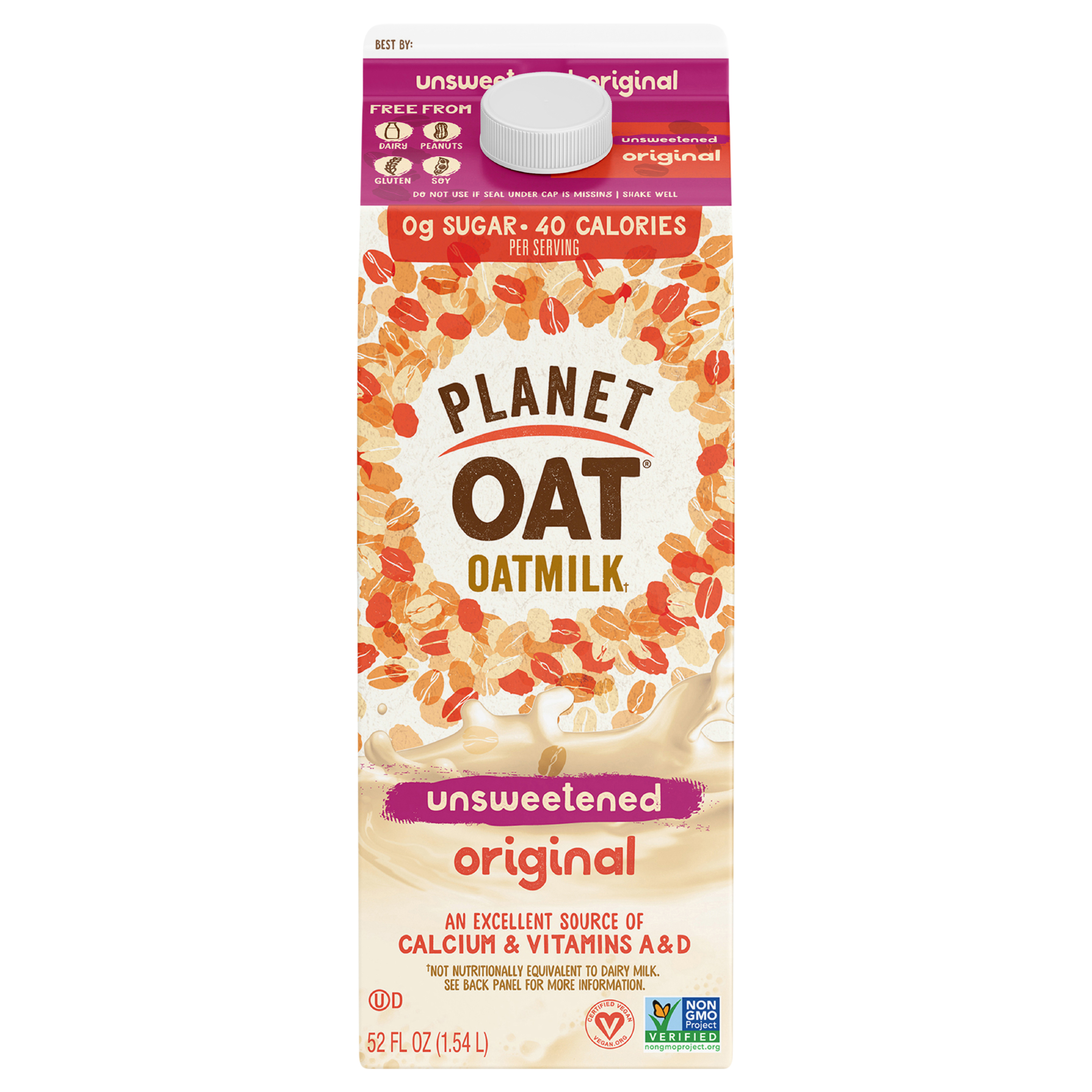 Planet Oat Unsweetened Original Oatmilk,