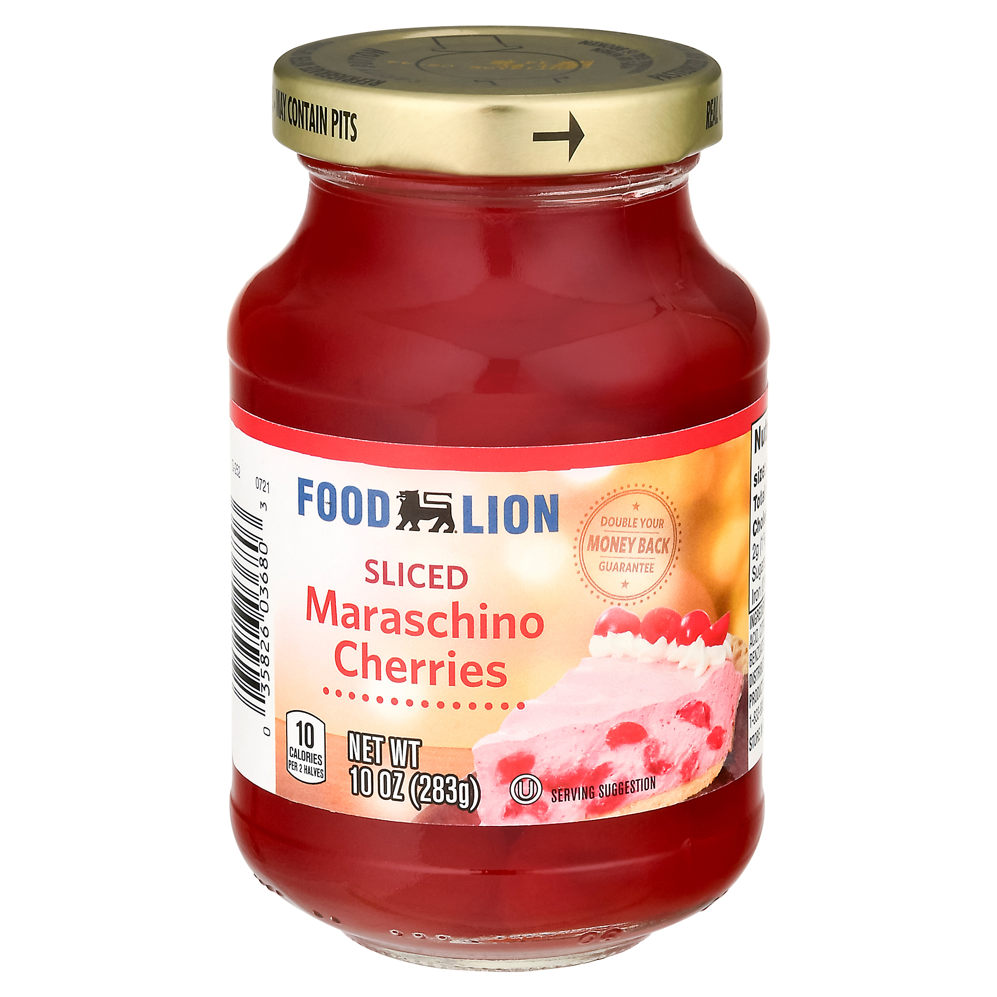 Food Lion Sliced Maraschino Cherries 10 oz