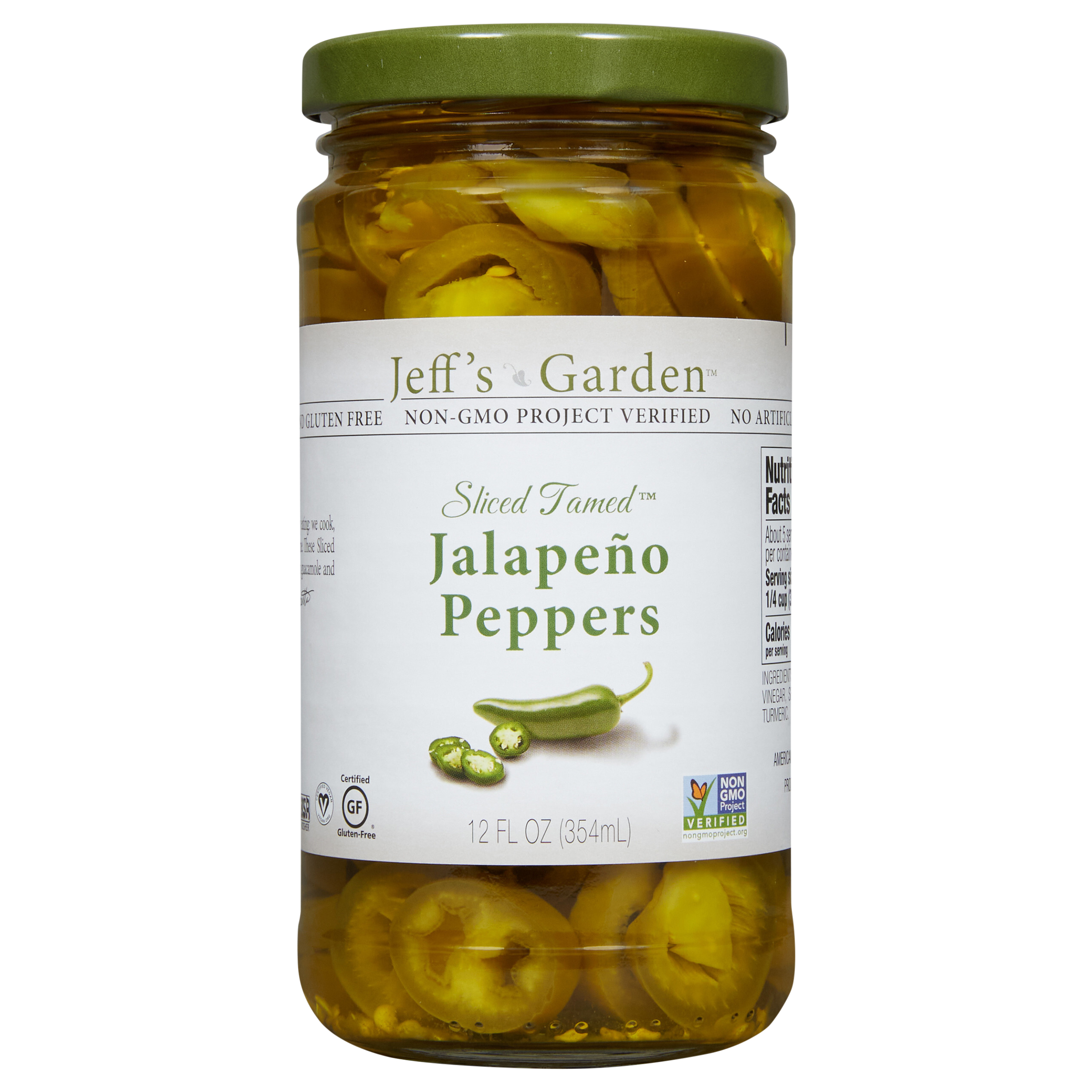 Jeff's Garden Sliced Tamed™ Jalapeño Peppers,