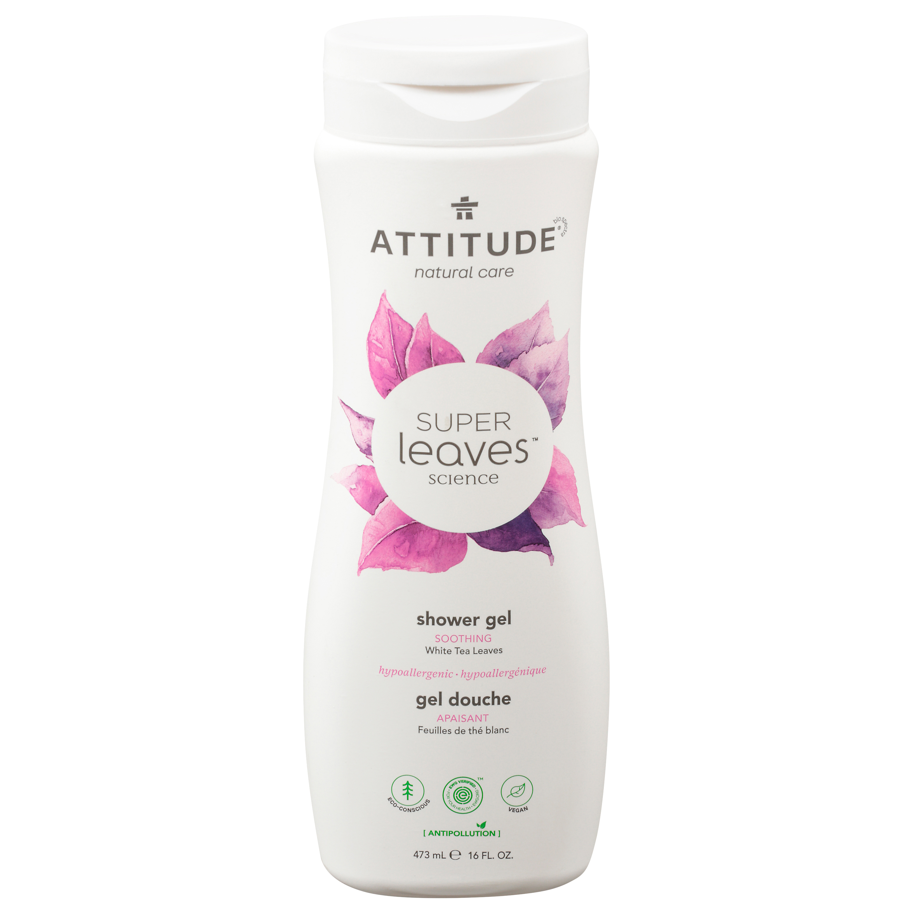 Attitude White Tea Leaves Soothing Shower Gel
