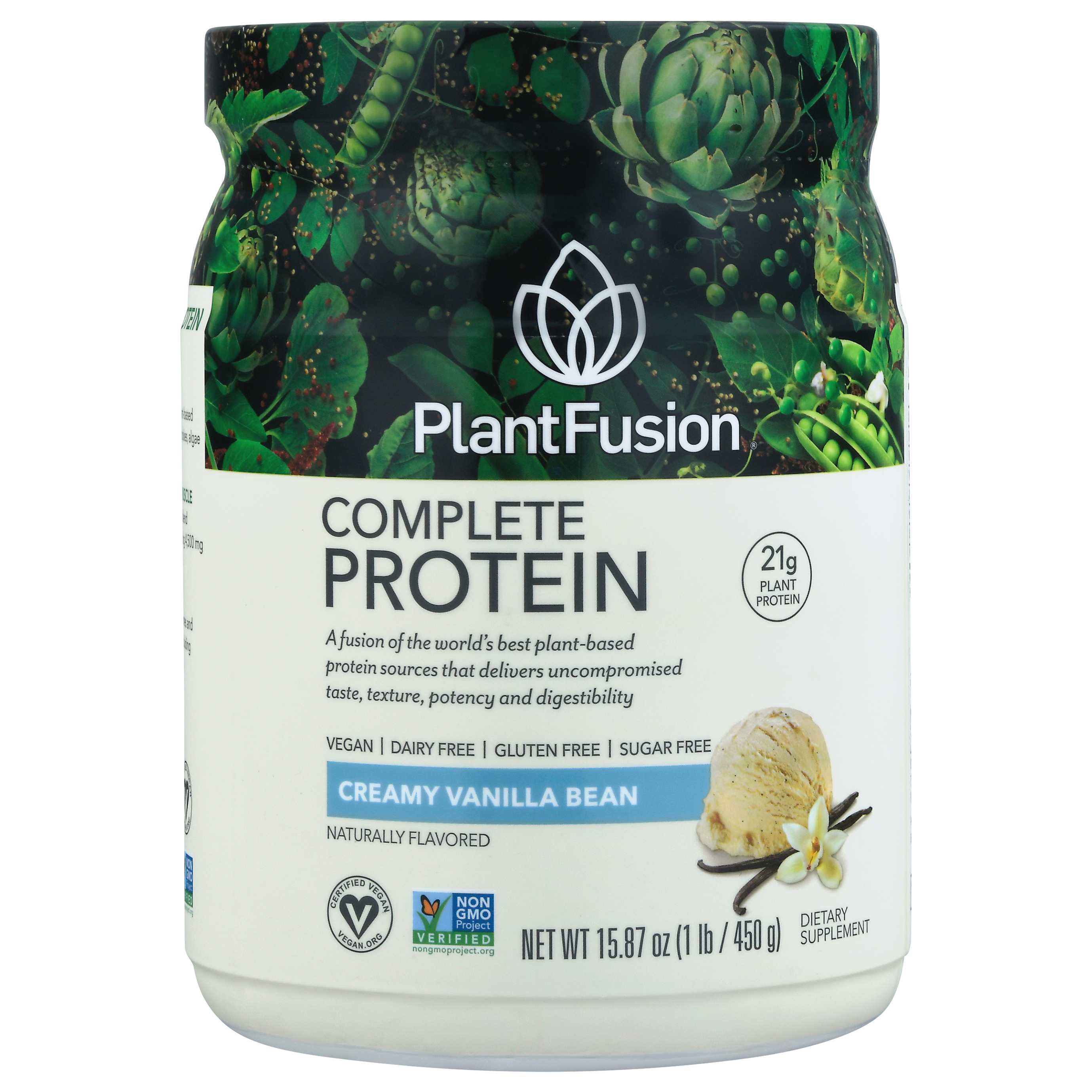 PlantFusion Creamy Vanilla Bean Complete Protein