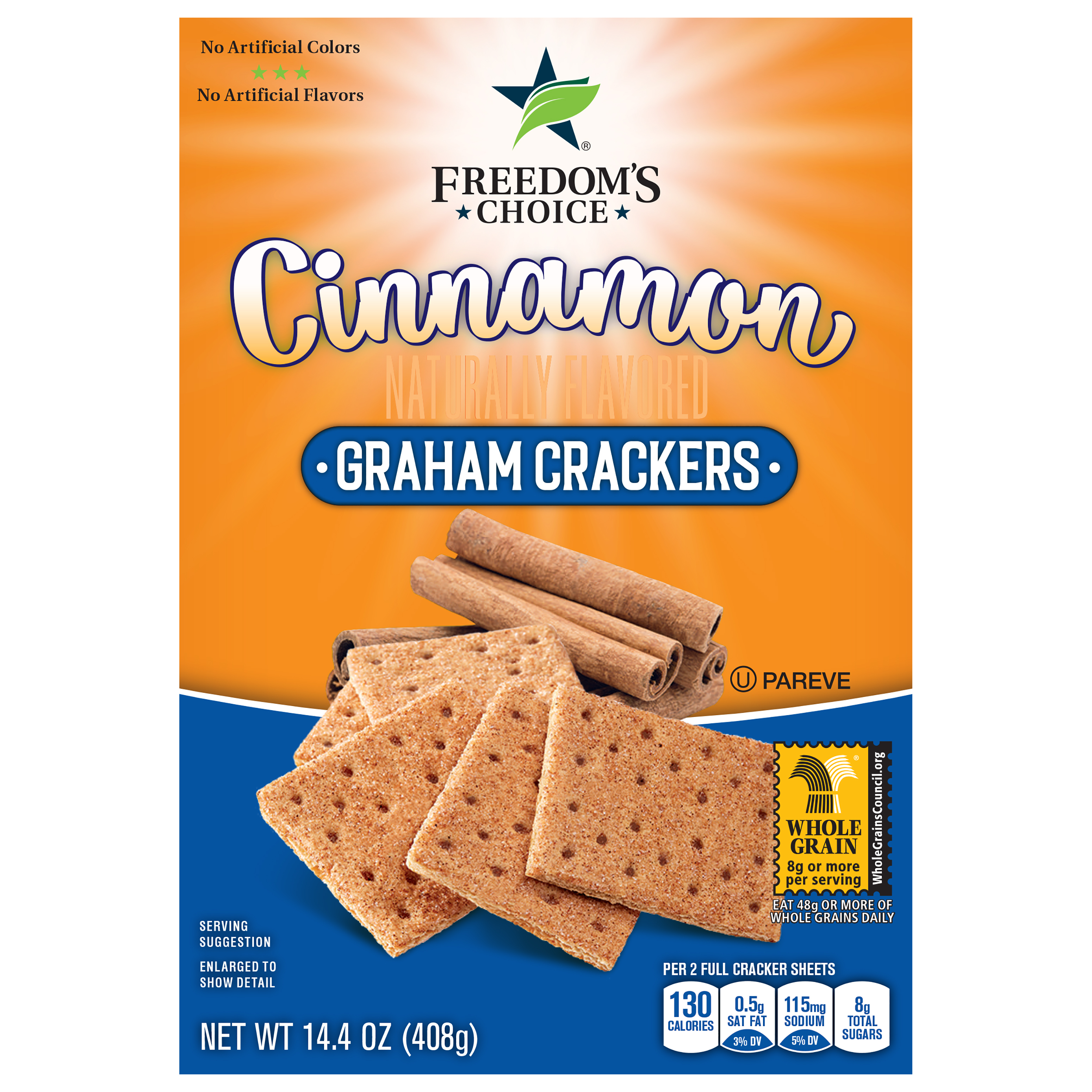 Freedom's Choice Cinnamon Graham Crackers 14.4 oz