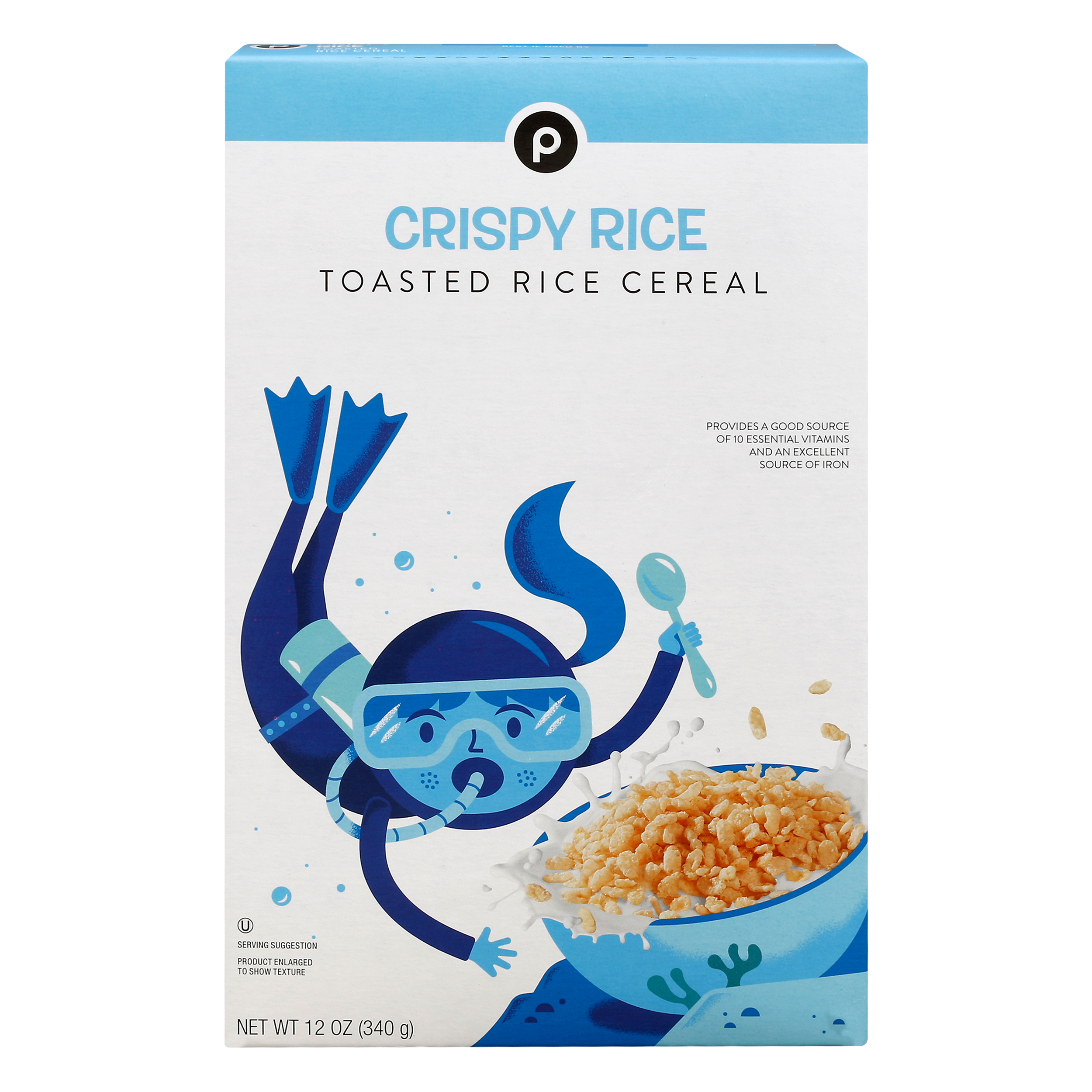 Publix Crispy Rice Toasted Cereal 12.0 oz BOX