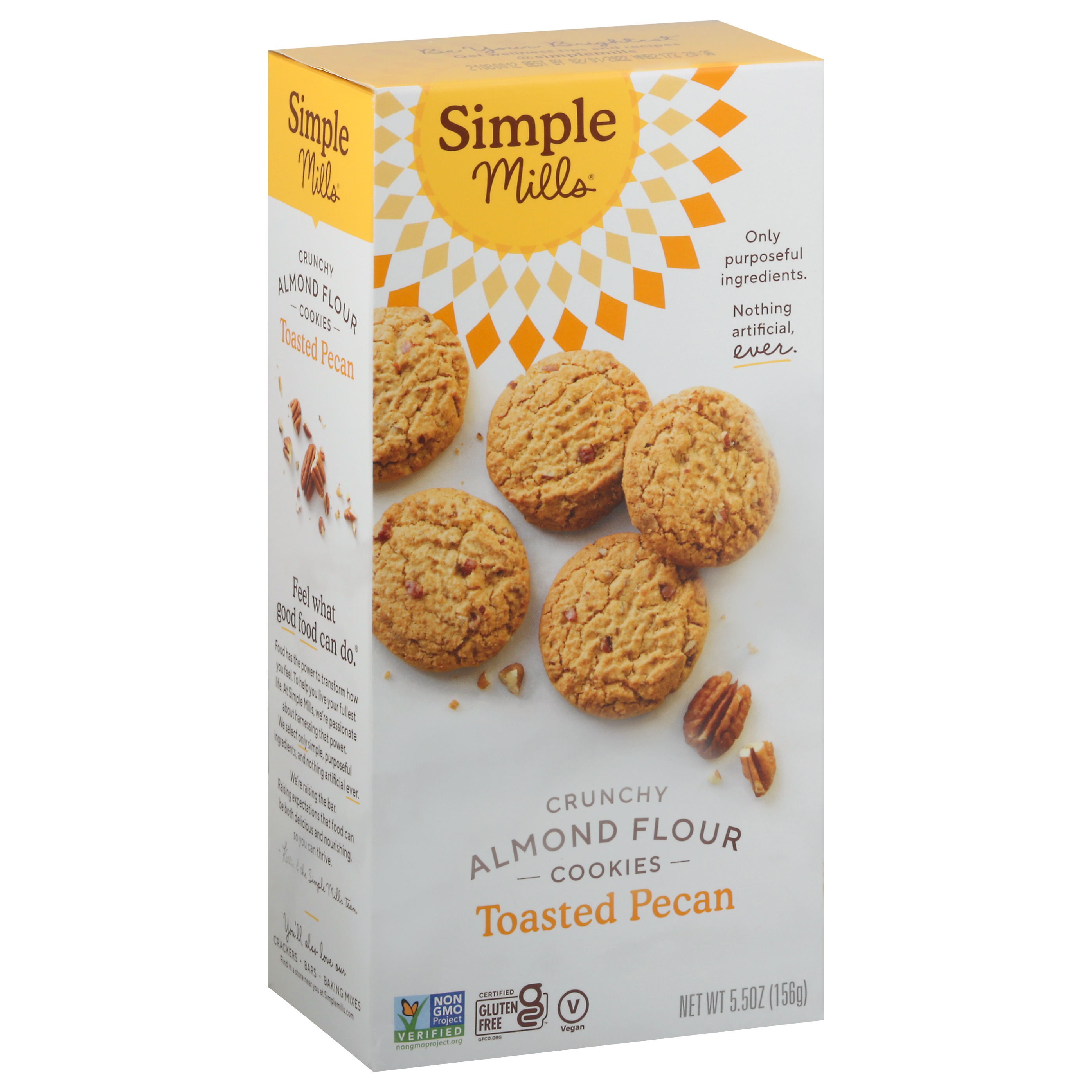 Simple Mills Crunchy Almond Flour Toasted Pecan Cookies