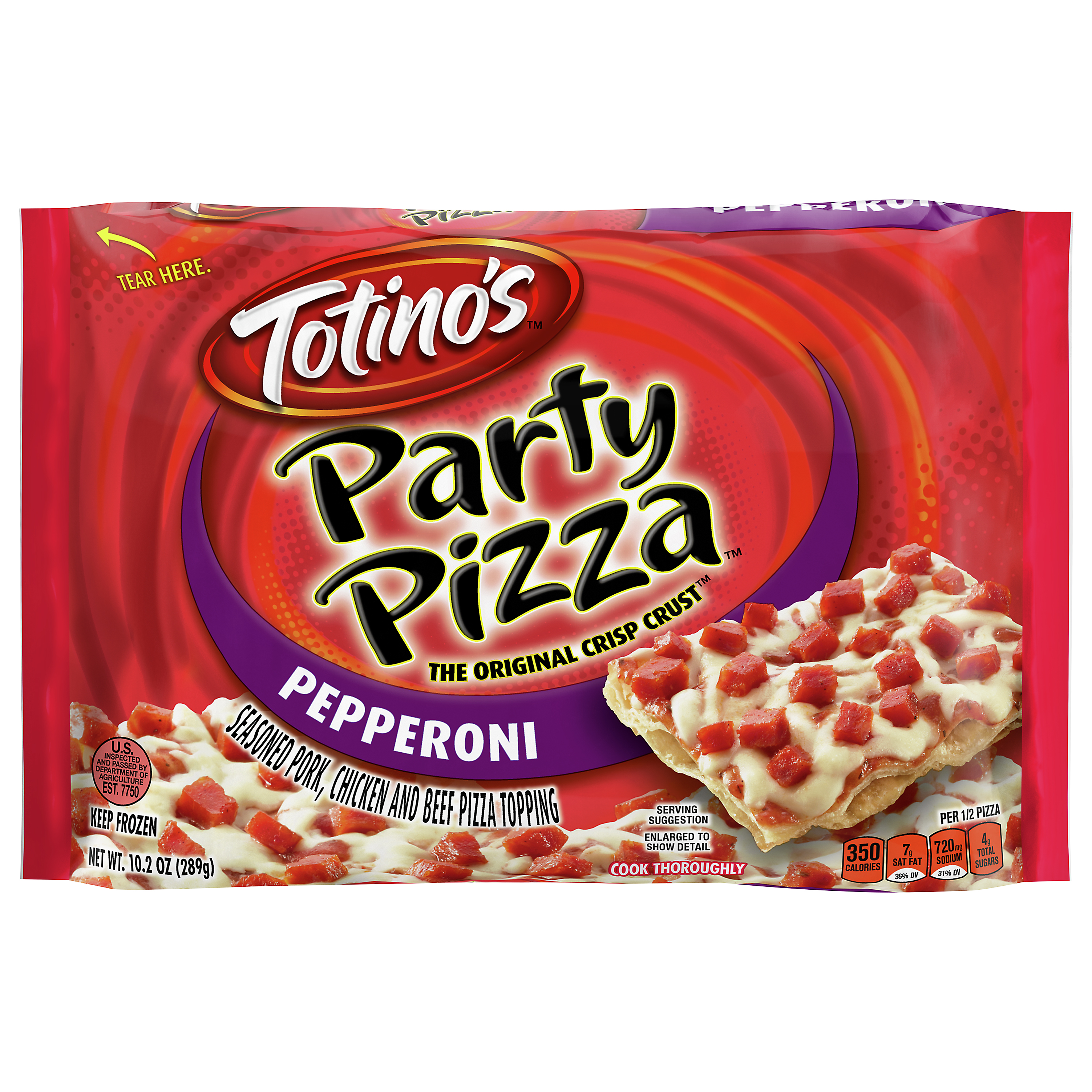 Totino's Pepperoni Party Pizza 10.2 oz