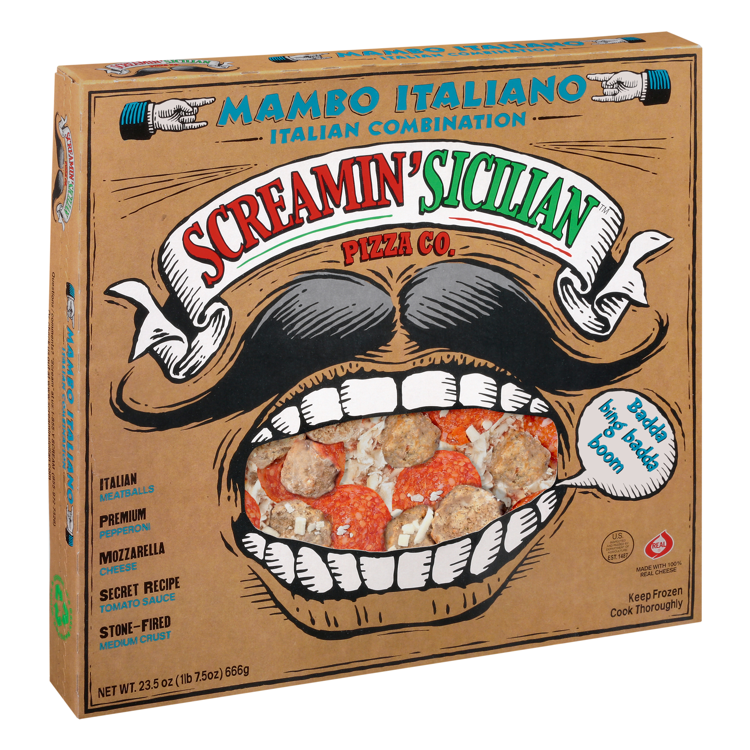 Screamin' Sicilian Pizza Co. Mambo Italiano Italian Combination Pizza