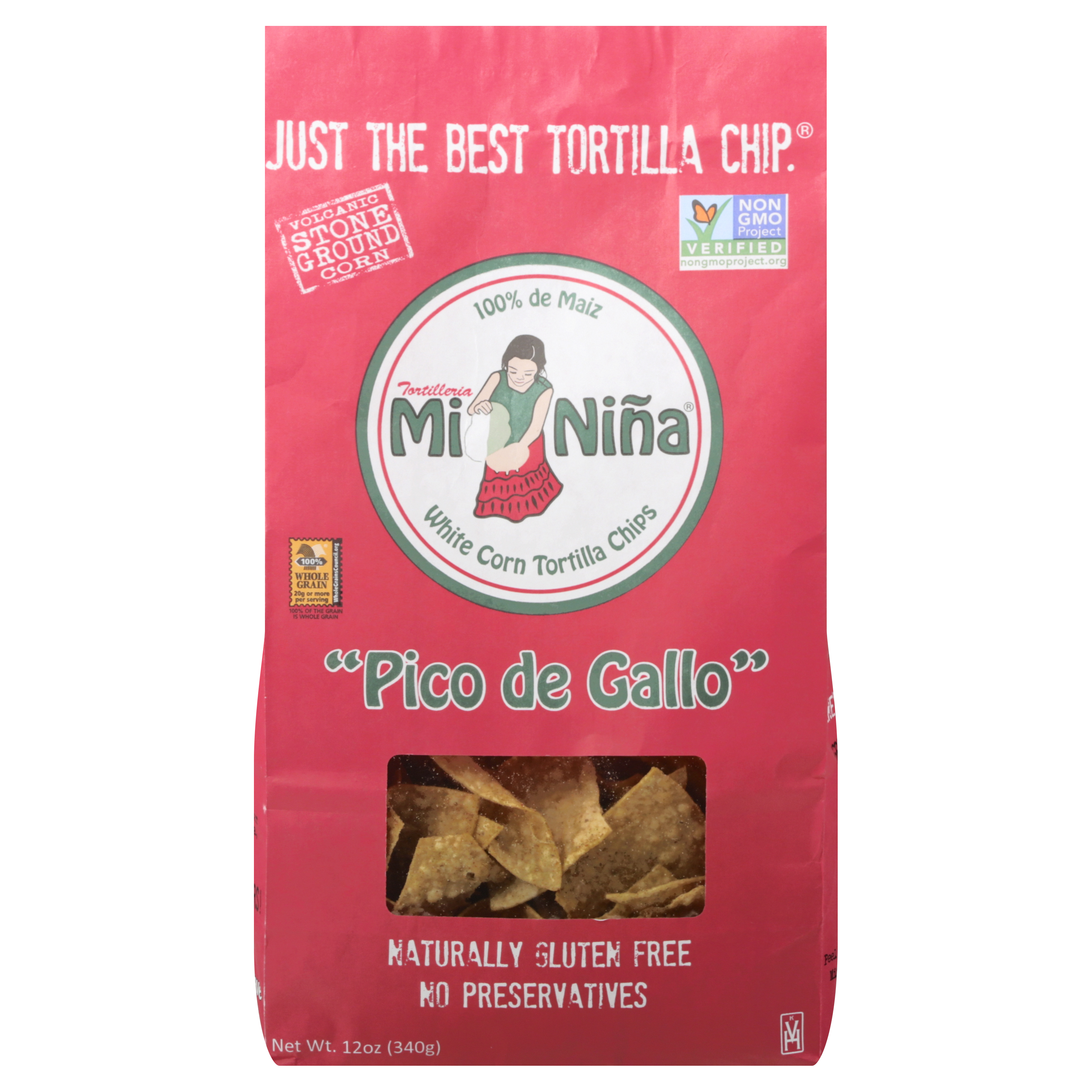 Mi Nina White Corn Pico De Gallo Tortilla Chips