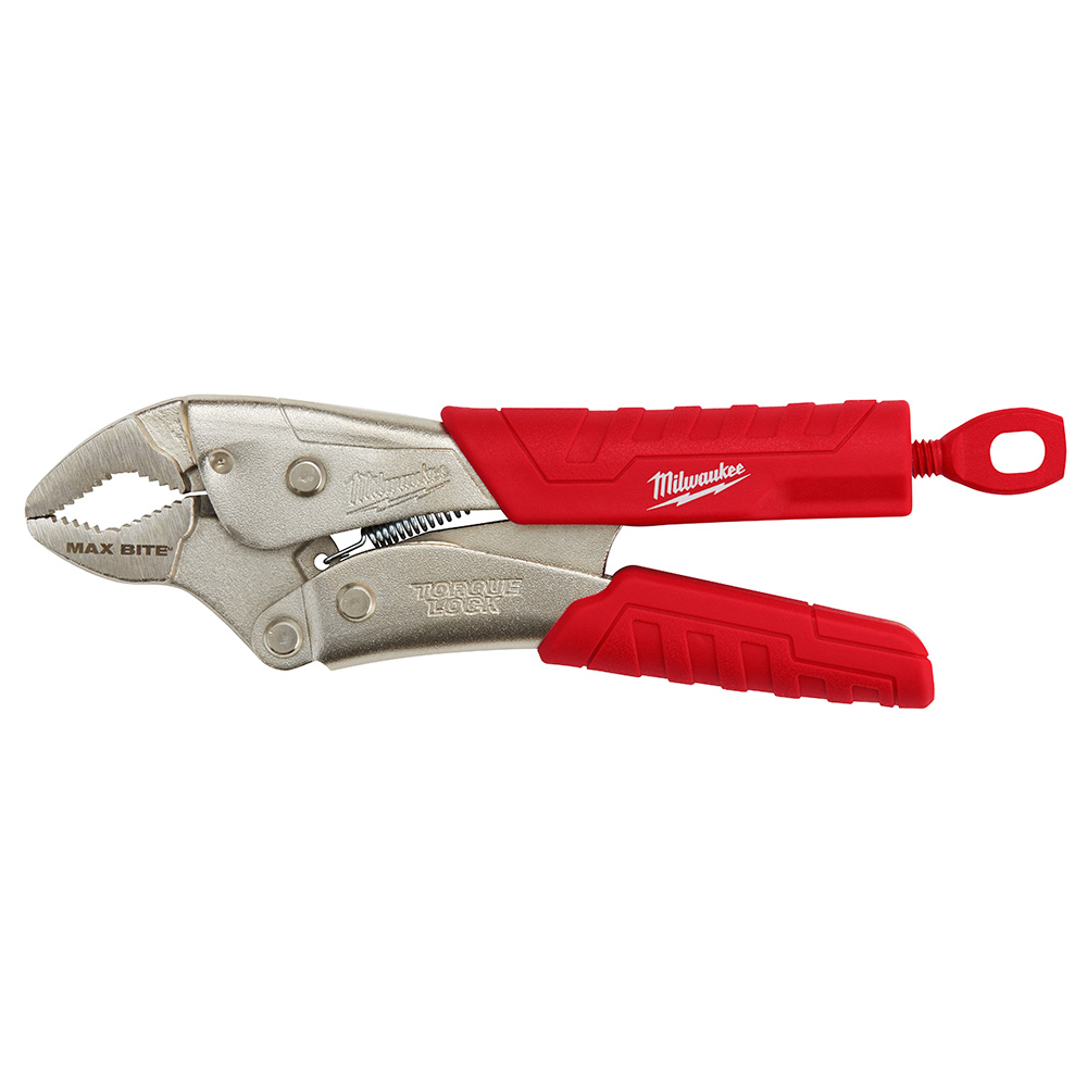 7 in.  Curved Jaw Pliers w/Grip