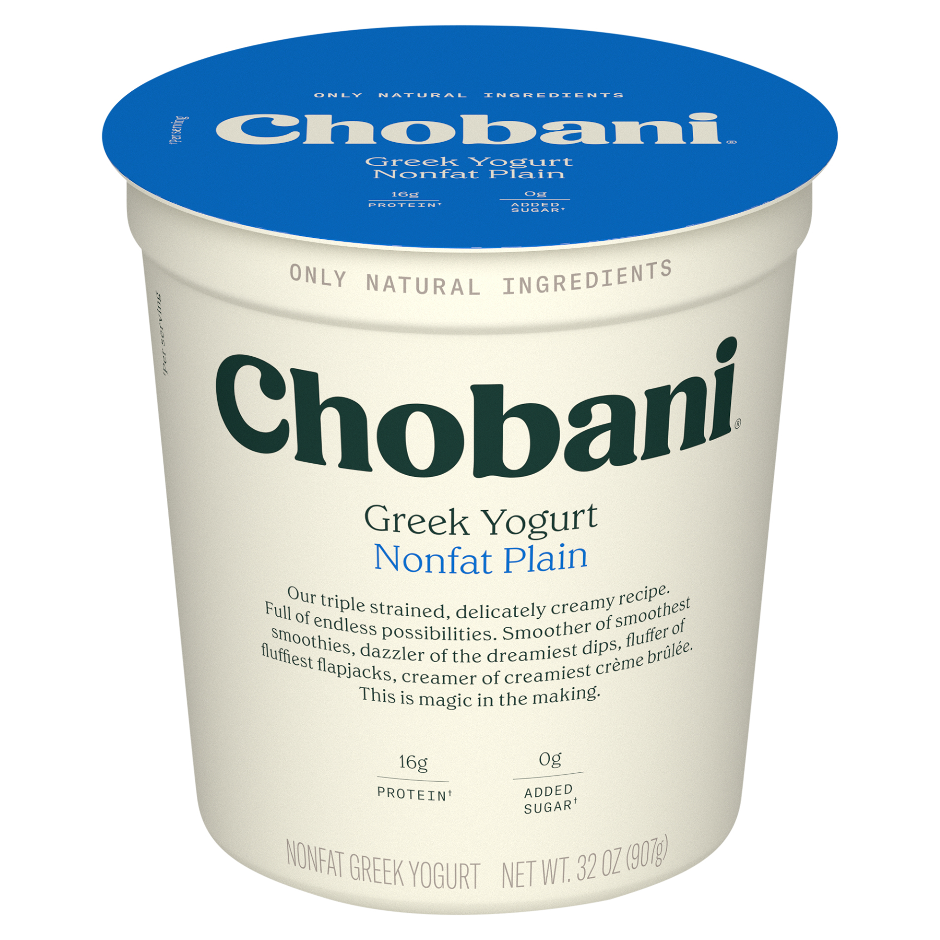 Chobani® Non-Fat Plain Greek Yogurt