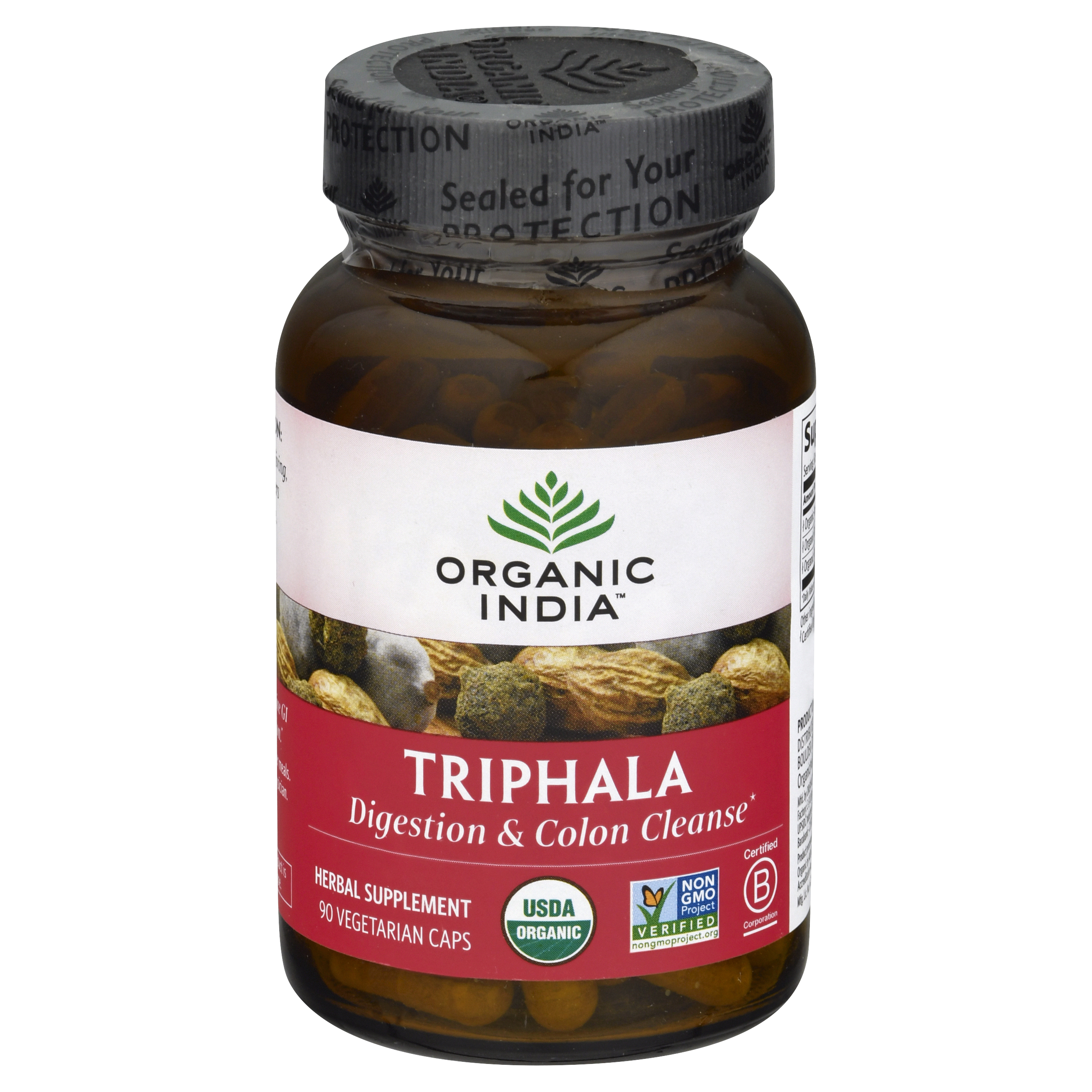 Organic India Vegetarian Caps Triphala