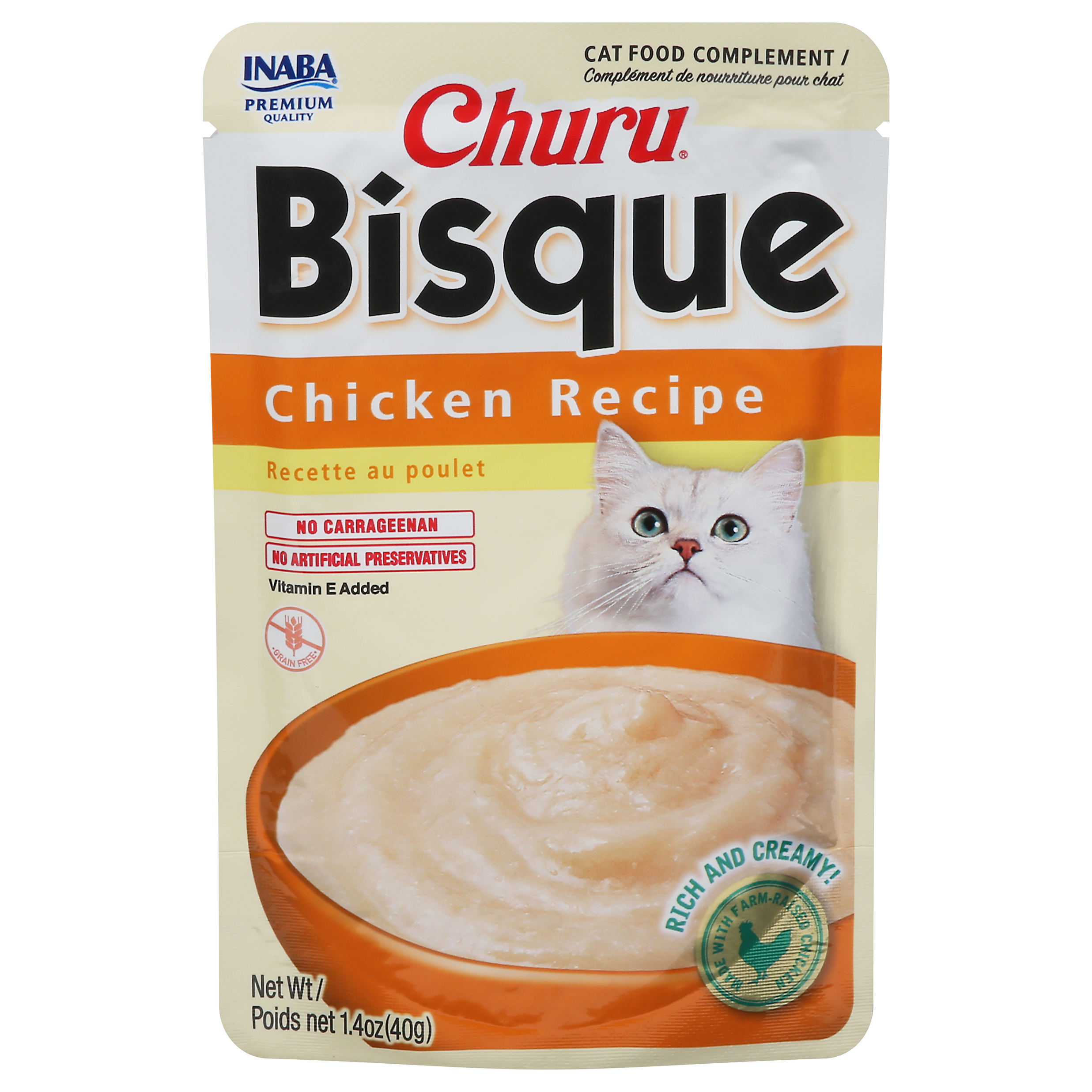 Inaba Churu Bisque Chicken Recipe Cat Food