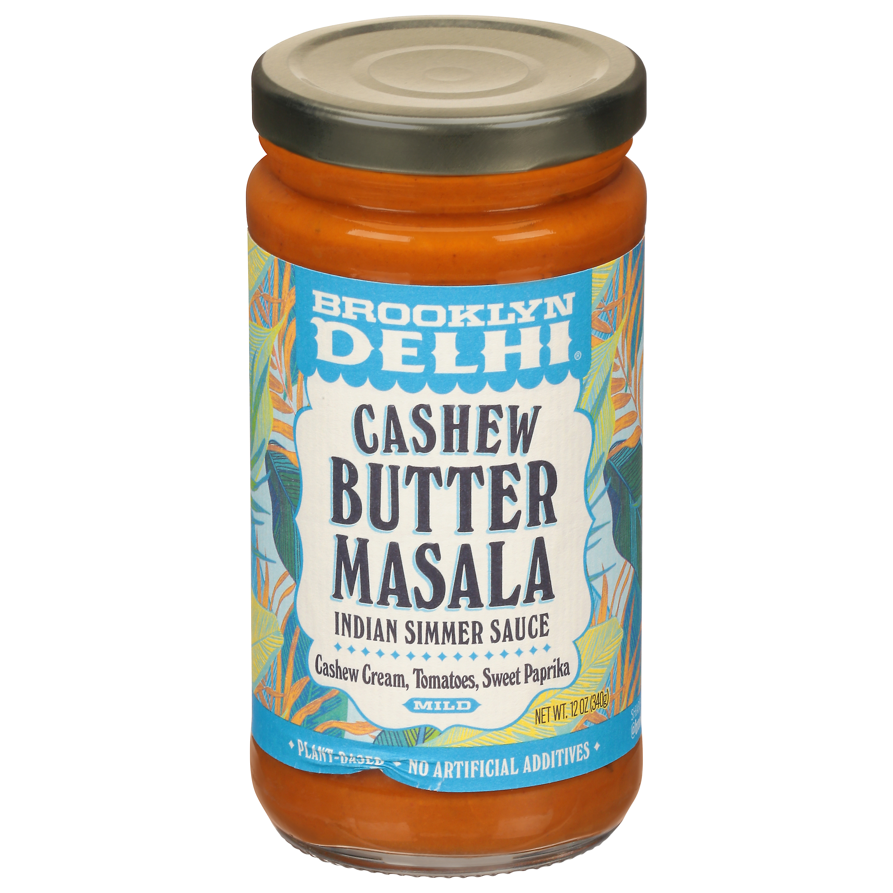 Brooklyn Delhi Mild Cashew Butter Masala Indian Simmer Sauce