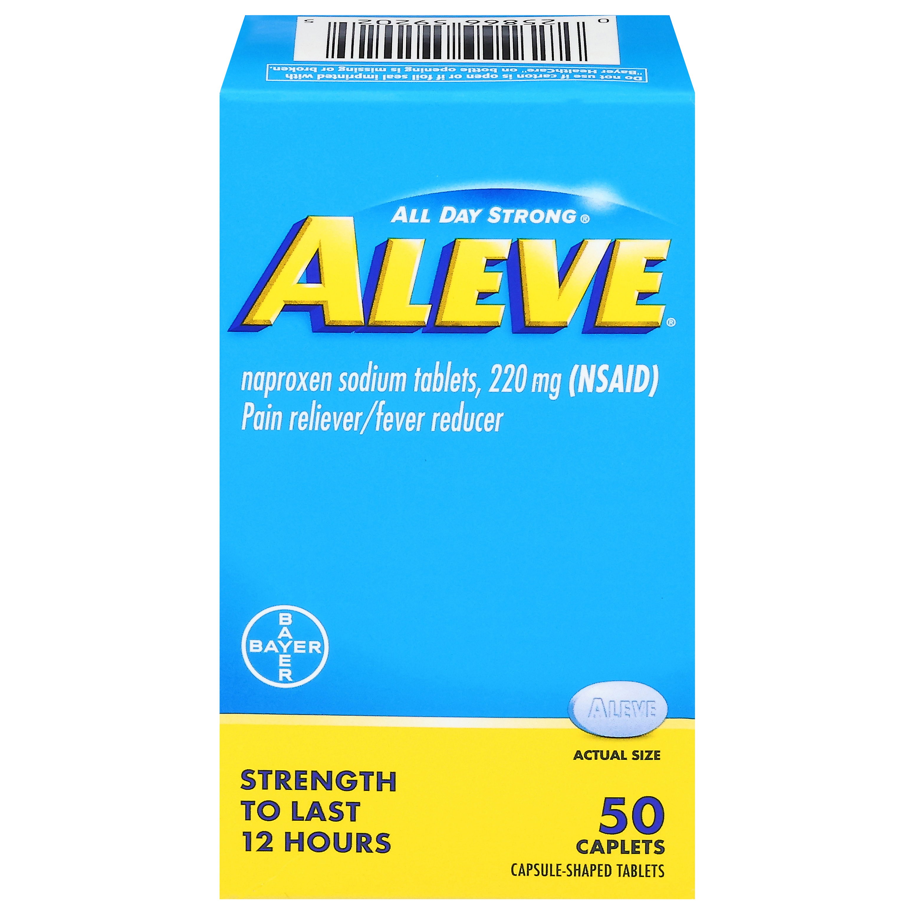 Aleve Pain Reliever/Fever Reducer 50 Caplets