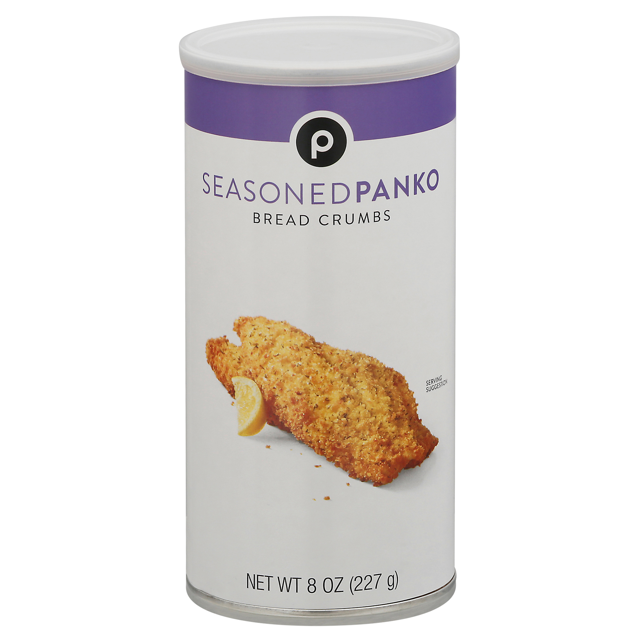 Publix Seasoned Panko Bread Crumbs 8 oz Canister