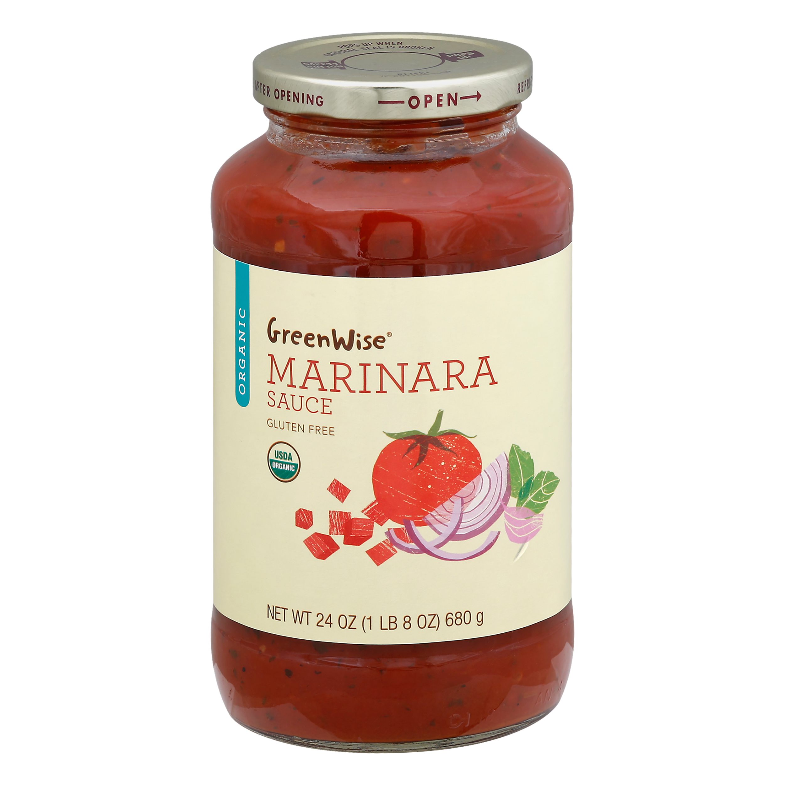 GreenWise Organic Marinara Sauce 24 oz JAR