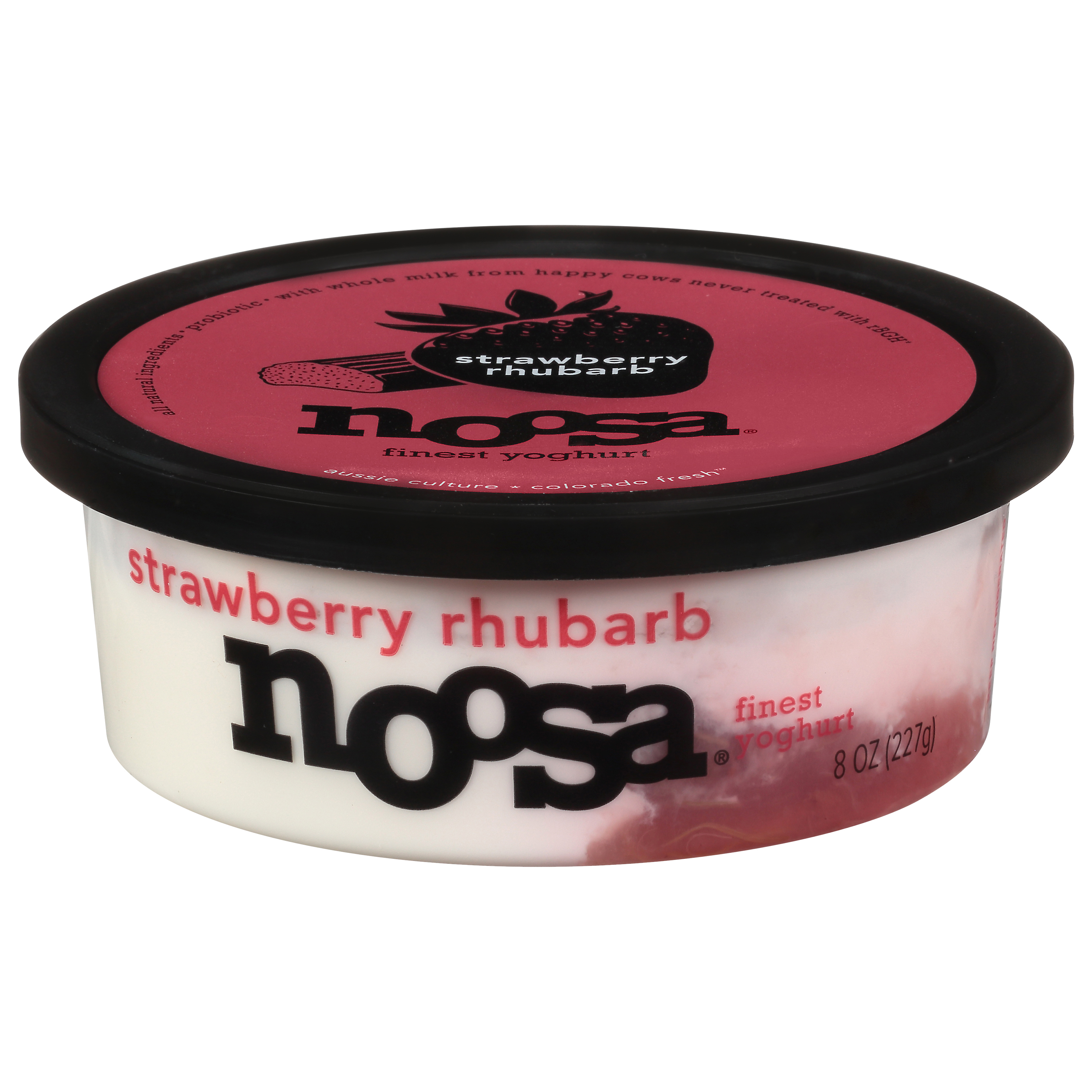 Noosa Strawberry Rhubarb Finest Yoghurt