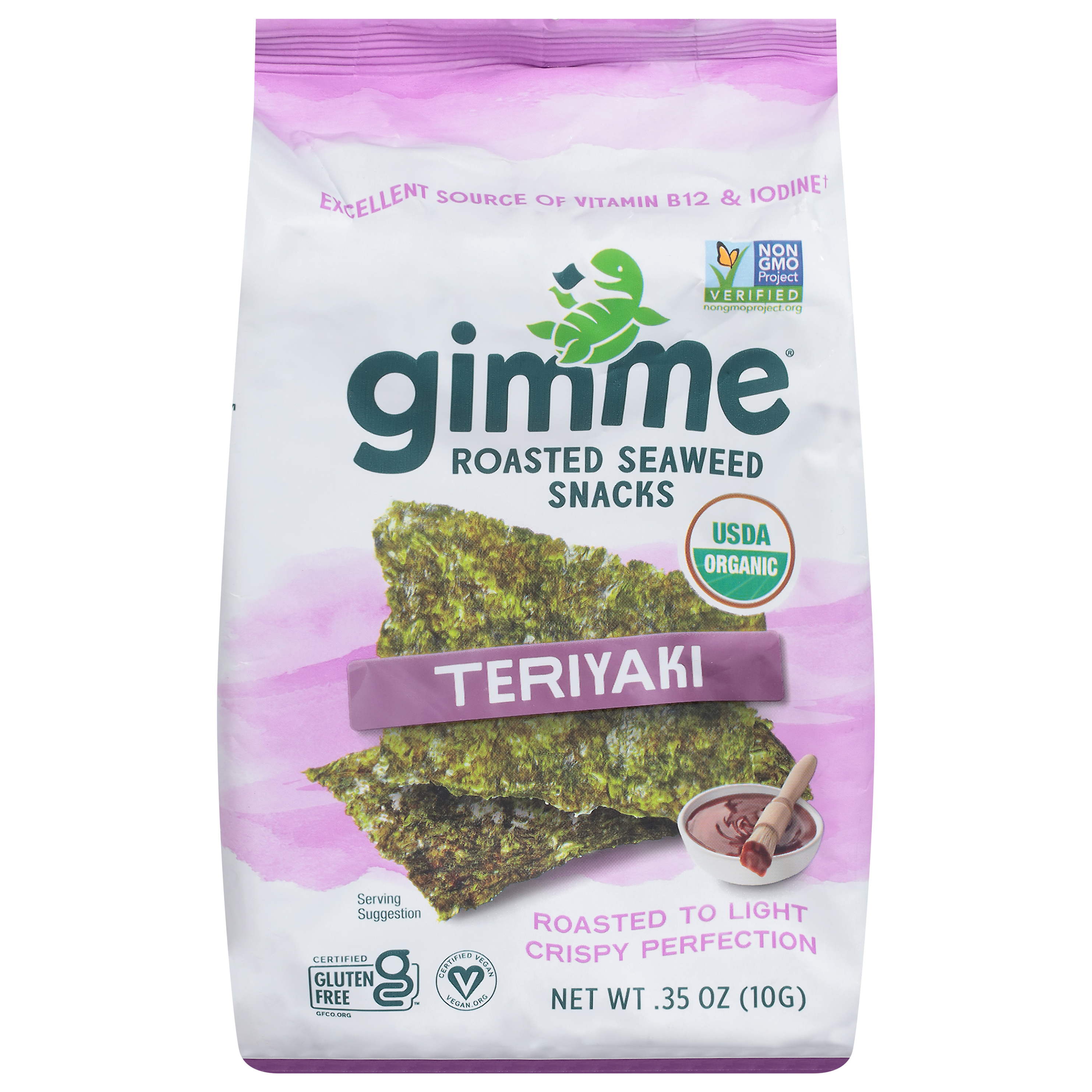 gimMe Roasted Teriyaki Seaweed Snacks