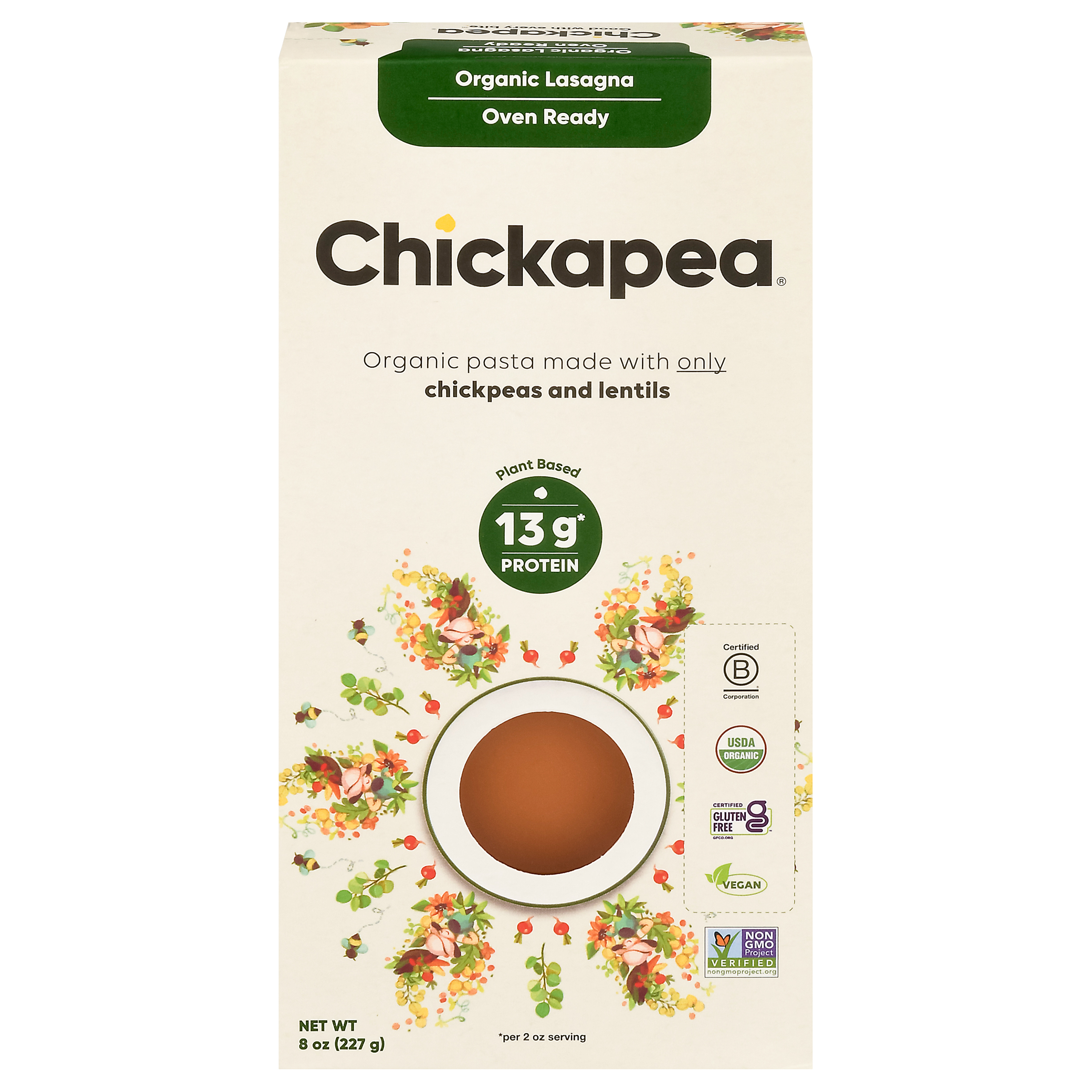 Chickapea Organic Lasagna