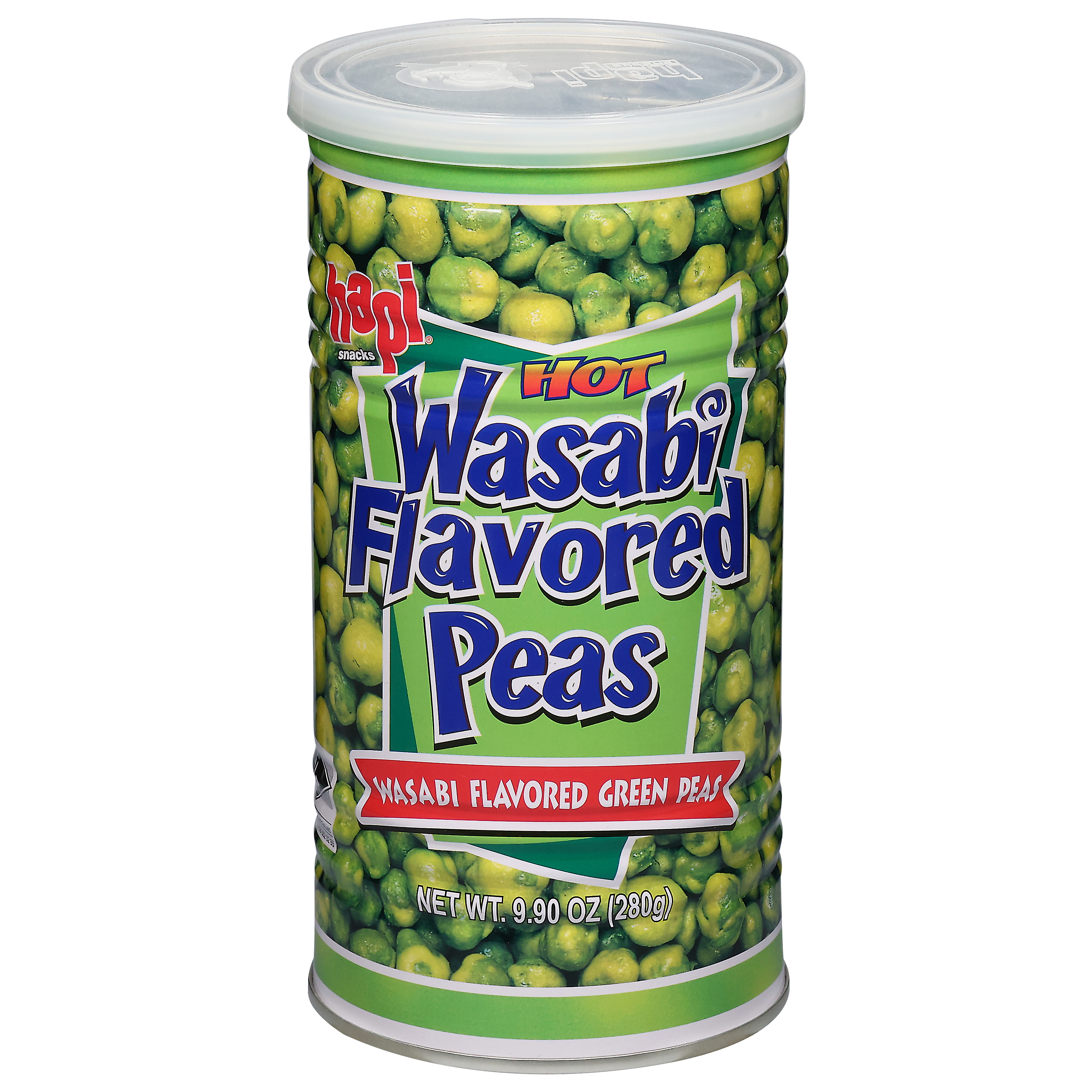 Hapi Snacks Hot Wasabi Flavored Green Peas