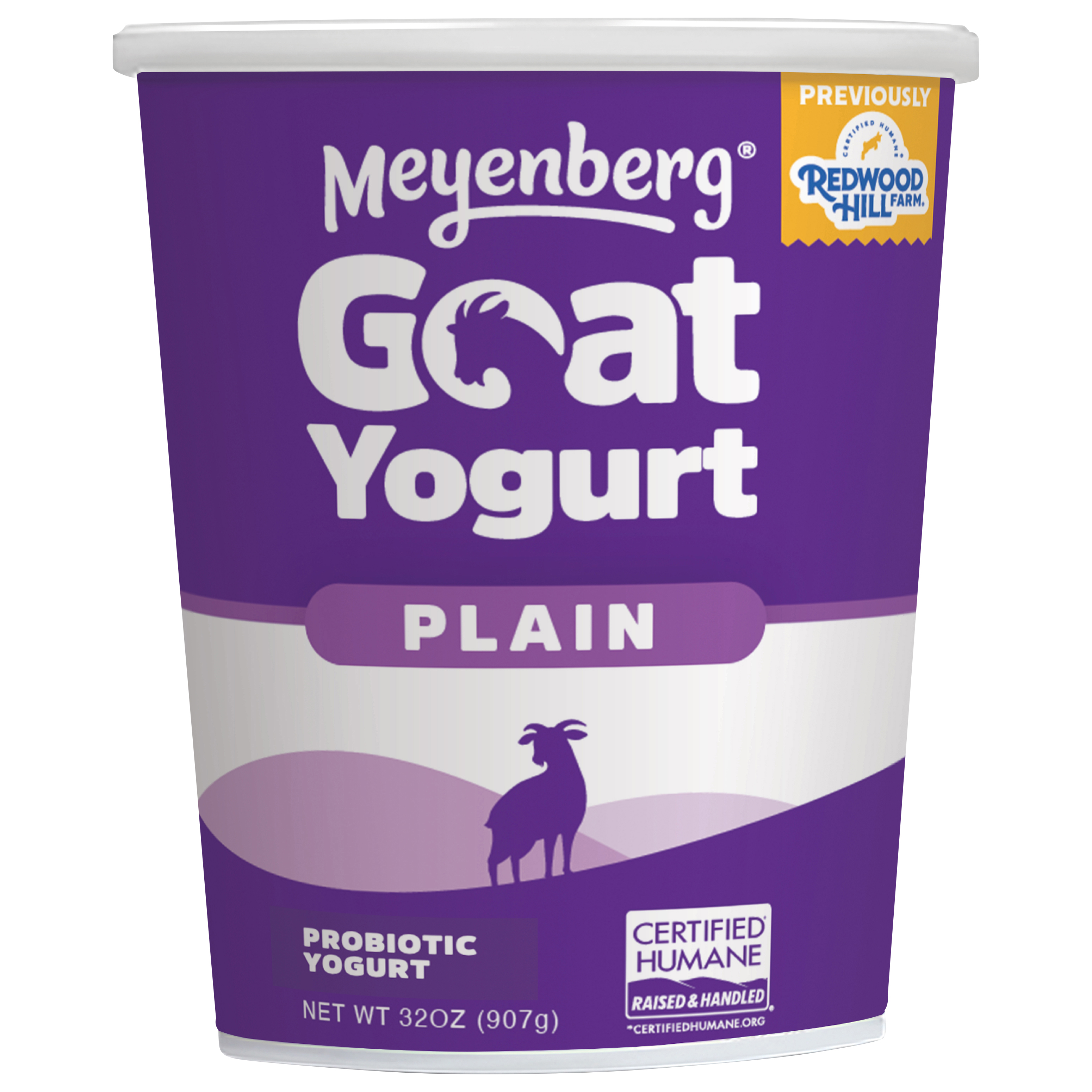 Meyenberg Plain Goat Milk Yogurt, 32oz Tub