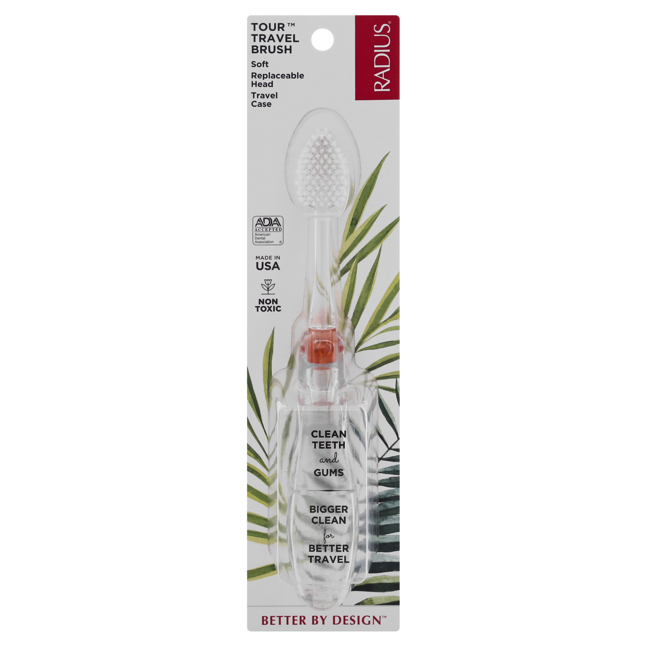 Radius Tour Soft Travel Brush