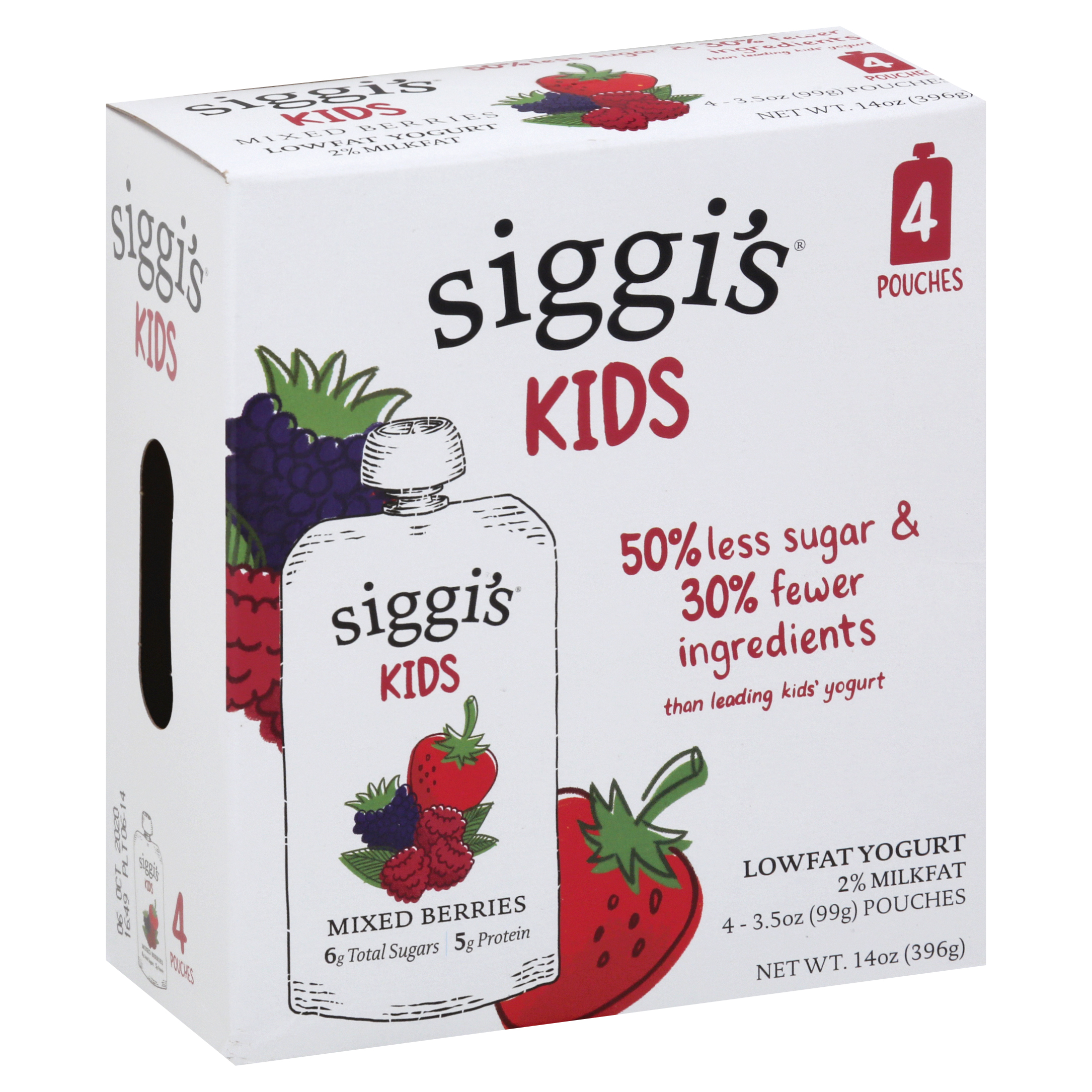 Siggi's Lowfat Kids Mixed Berries Yogurt