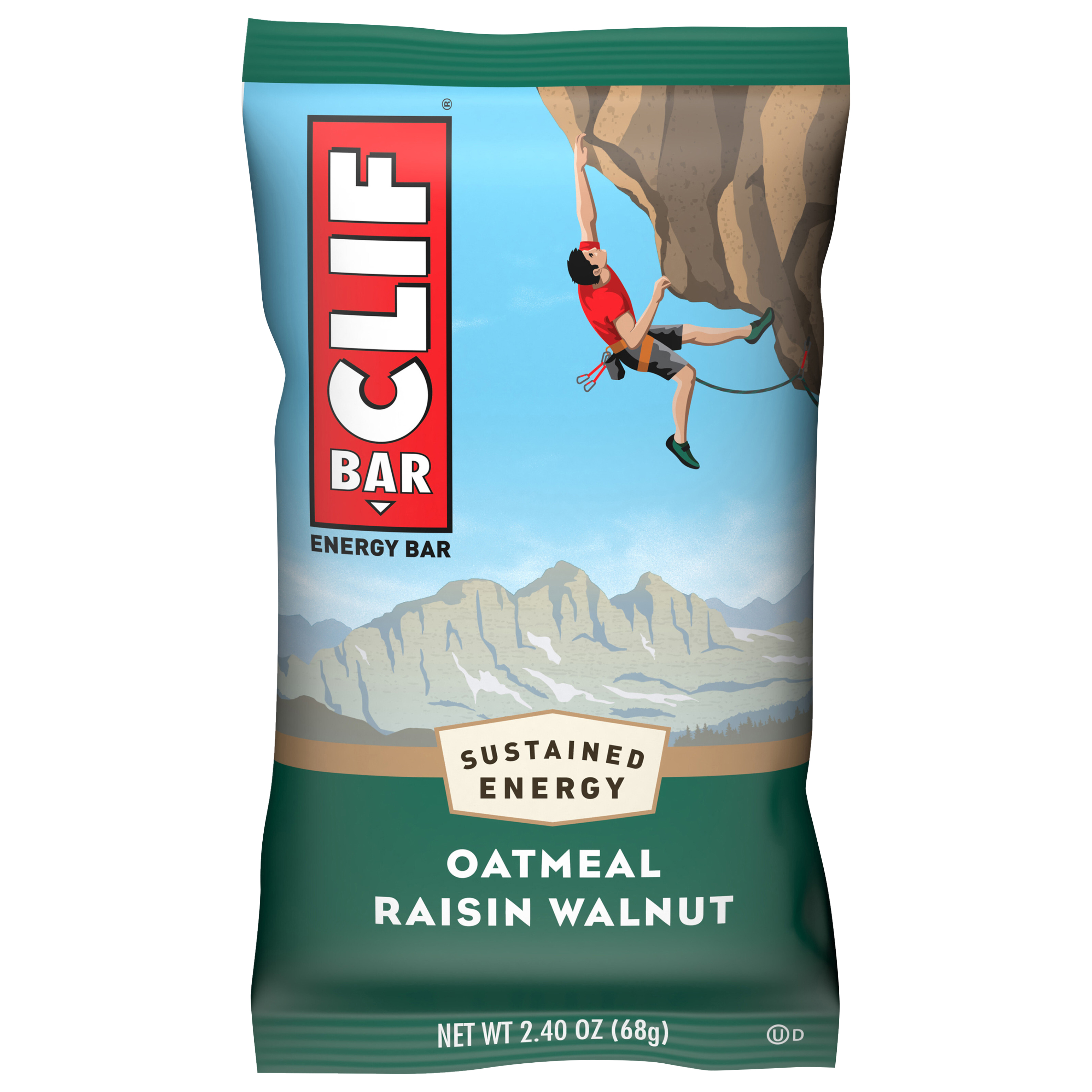 CLIF BAR - Oatmeal Raisin Walnut - Energy Bar - 2.4 oz.
