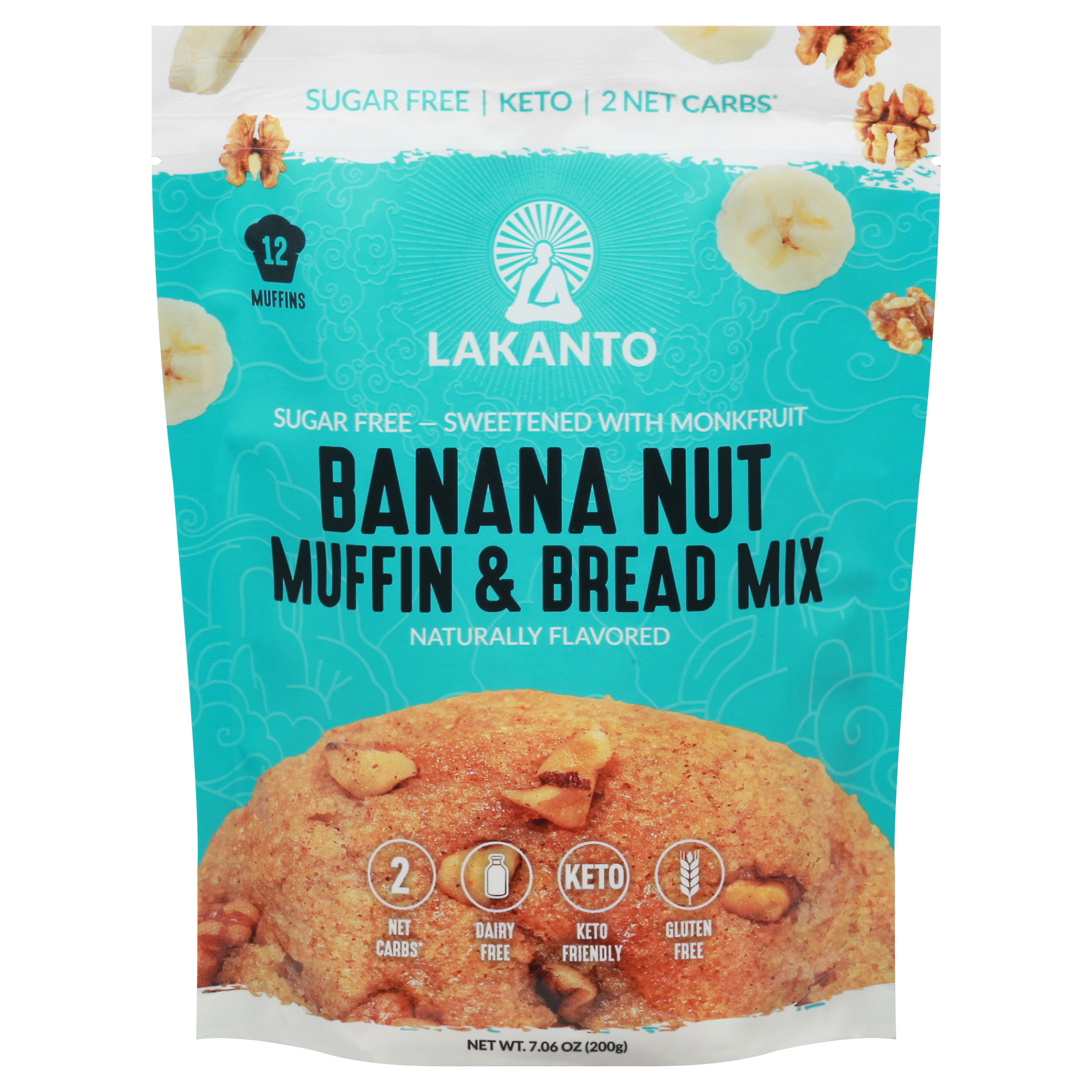 Lakanto Sugar Free Banana Nut Muffin & Bread Mix