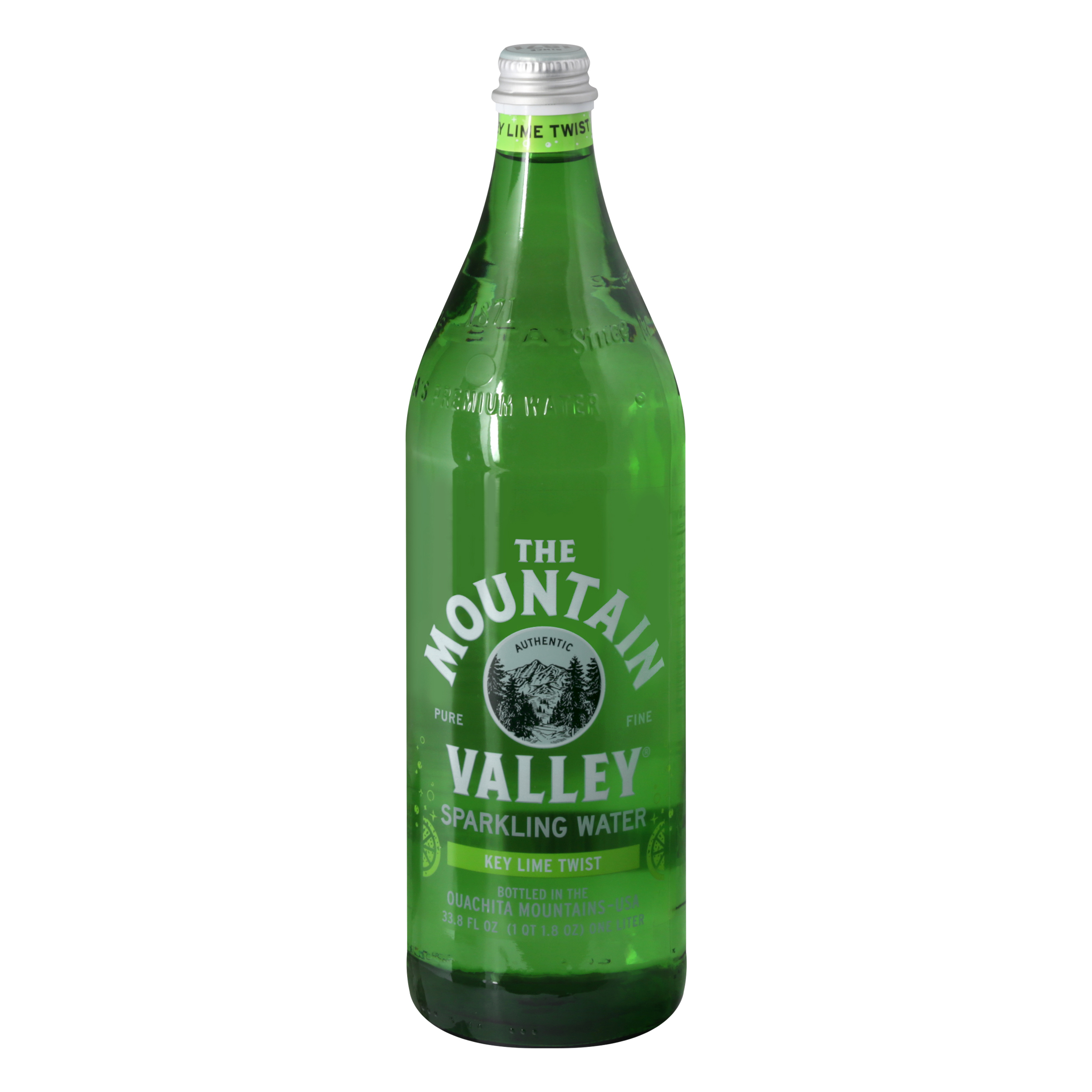 The Mountain Valley Pure Fine Key Lime Twist Sparkling Water