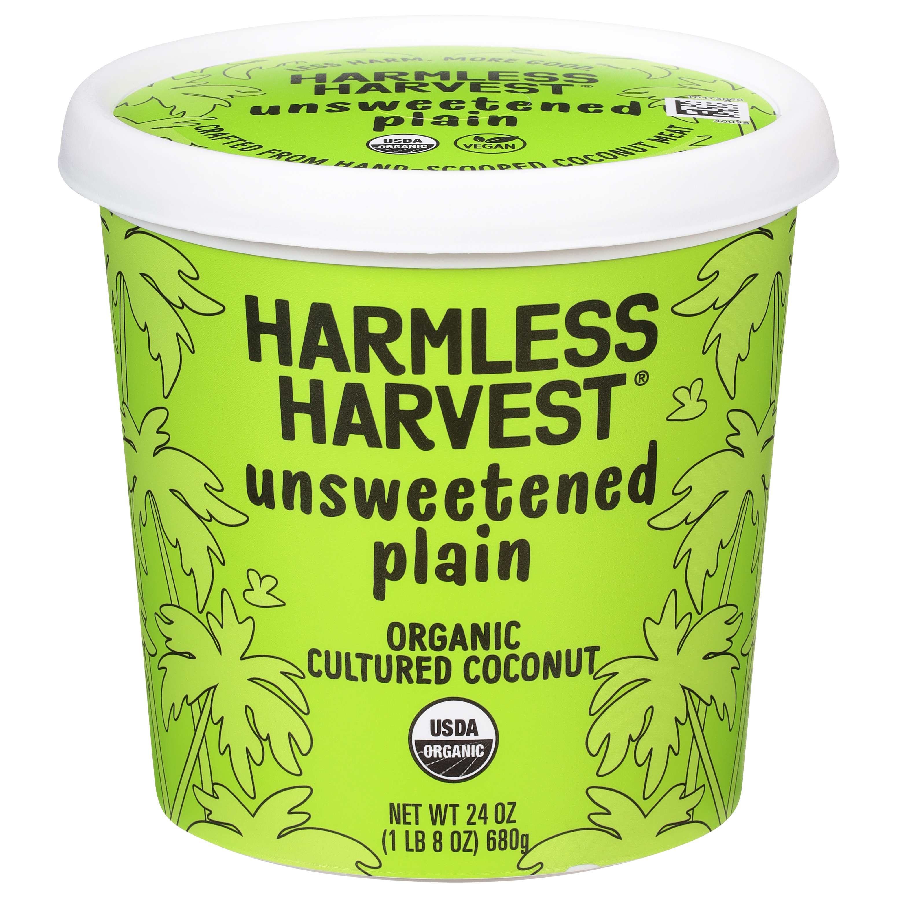 Harmless Harvest Organic Unsweetened Plain Cultured Coconut