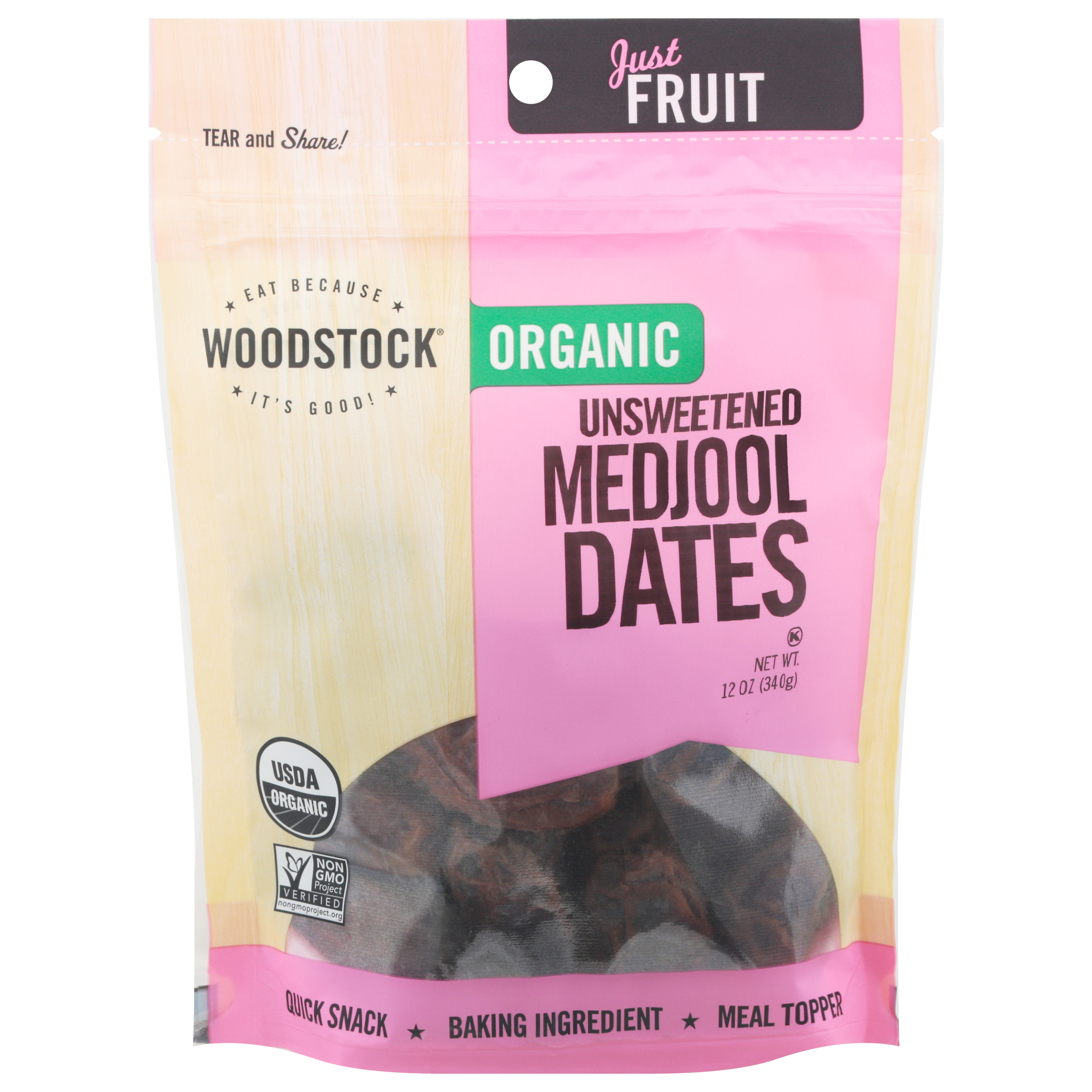 Woodstock Organic Unsweetened Medjool Dates