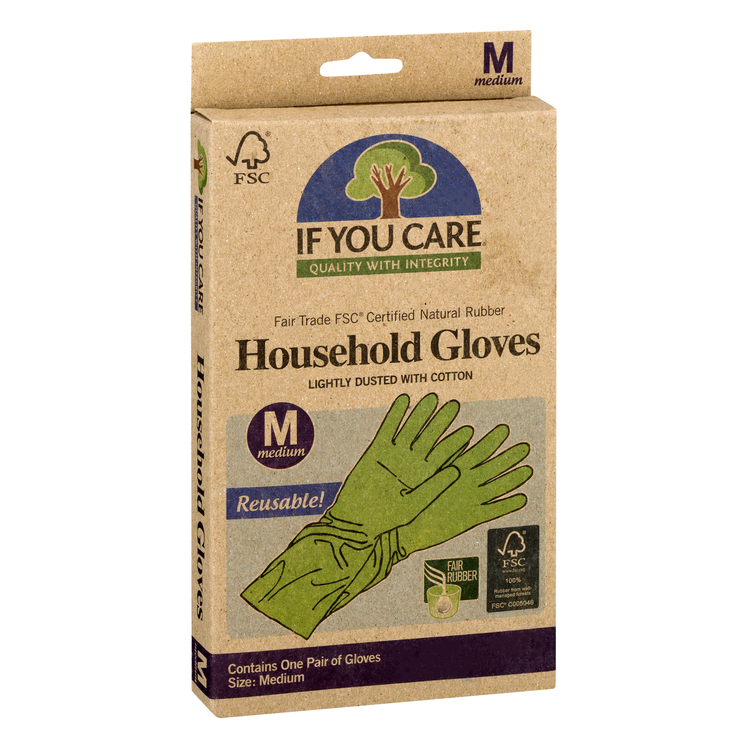 If You Care Medium Household Gloves