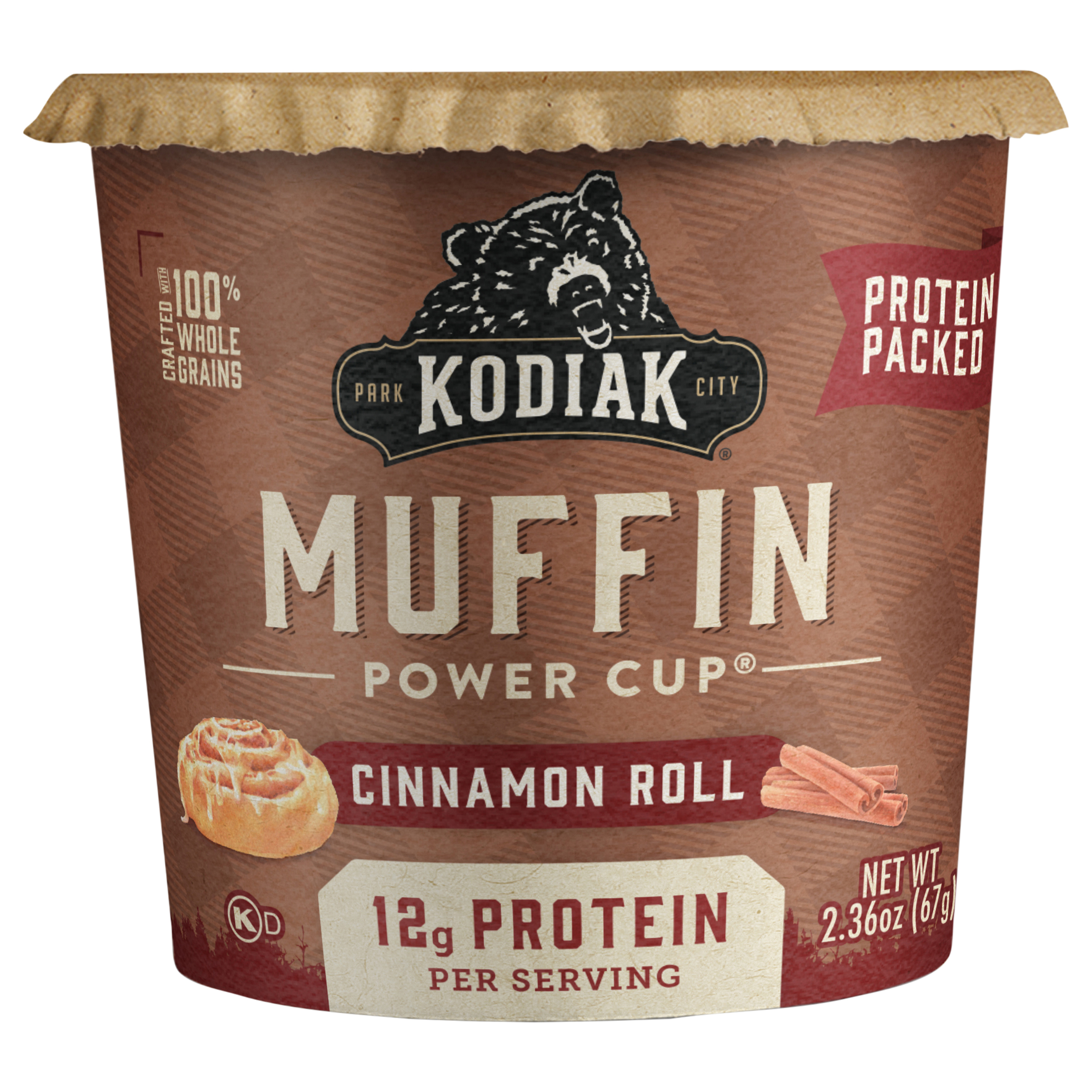 Muffin Power Cup, Cinnamon Roll,