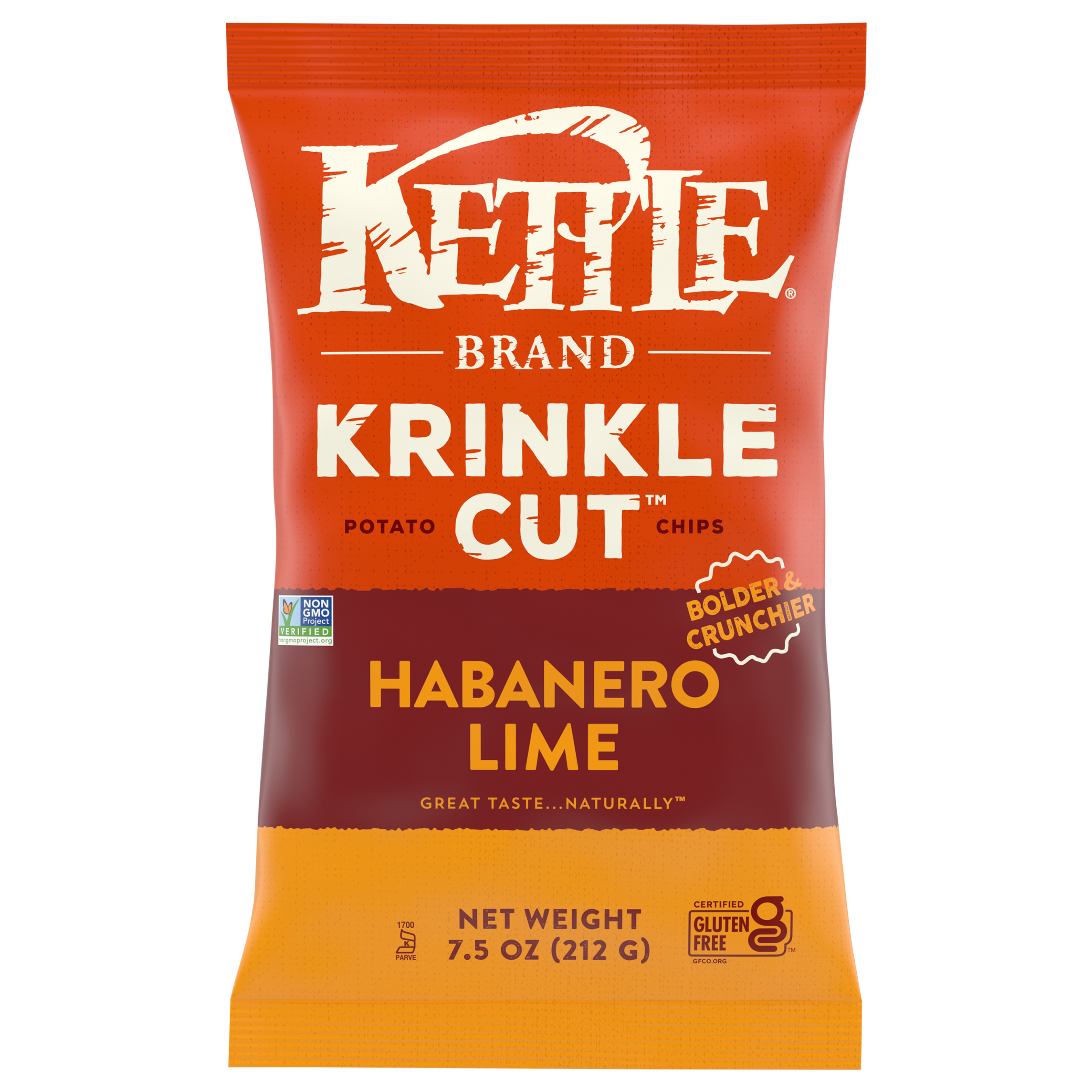 Kettle Krinkle Cut Habanero Lime Potato Chips