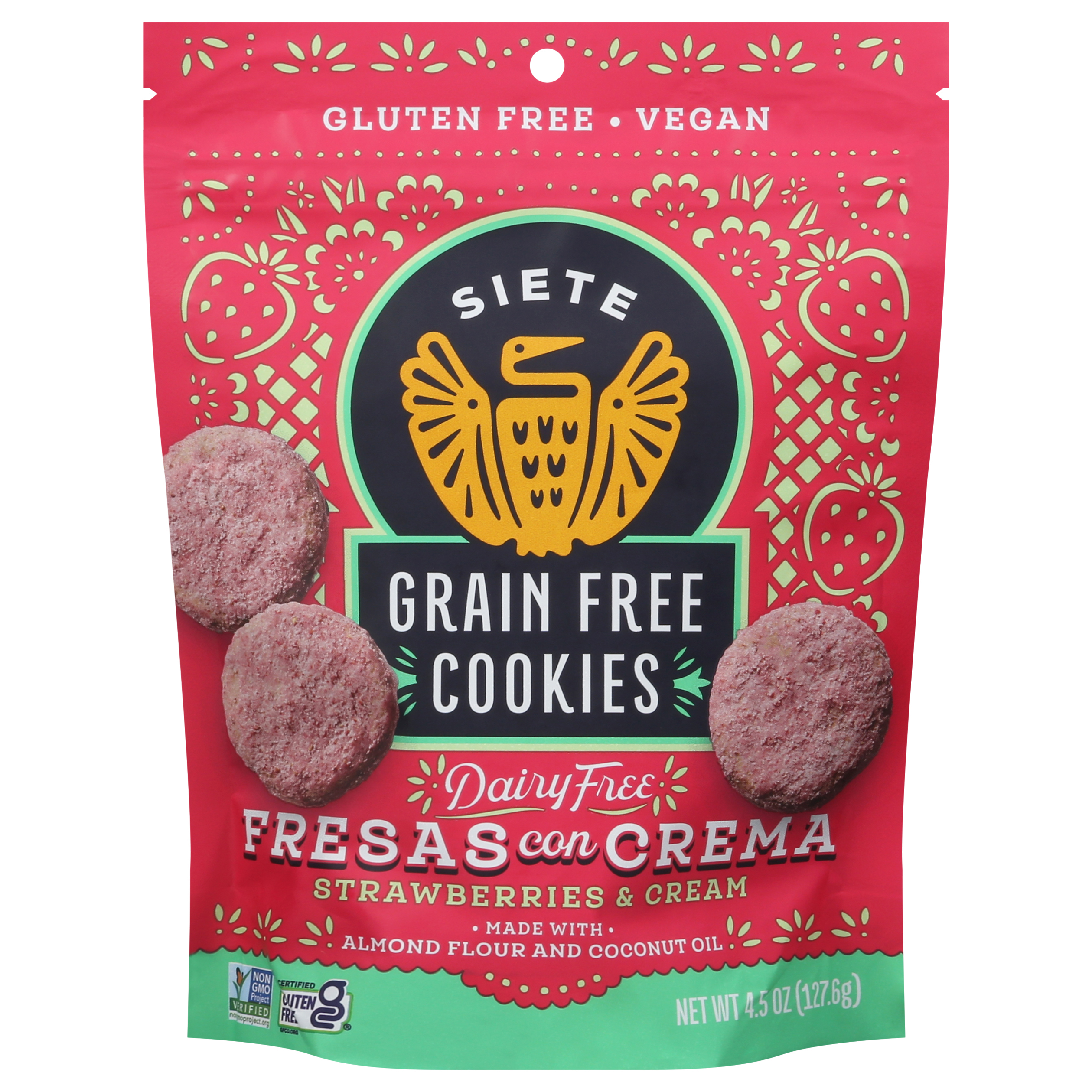 Siete Grain Free Strawberries & Cream Cookies