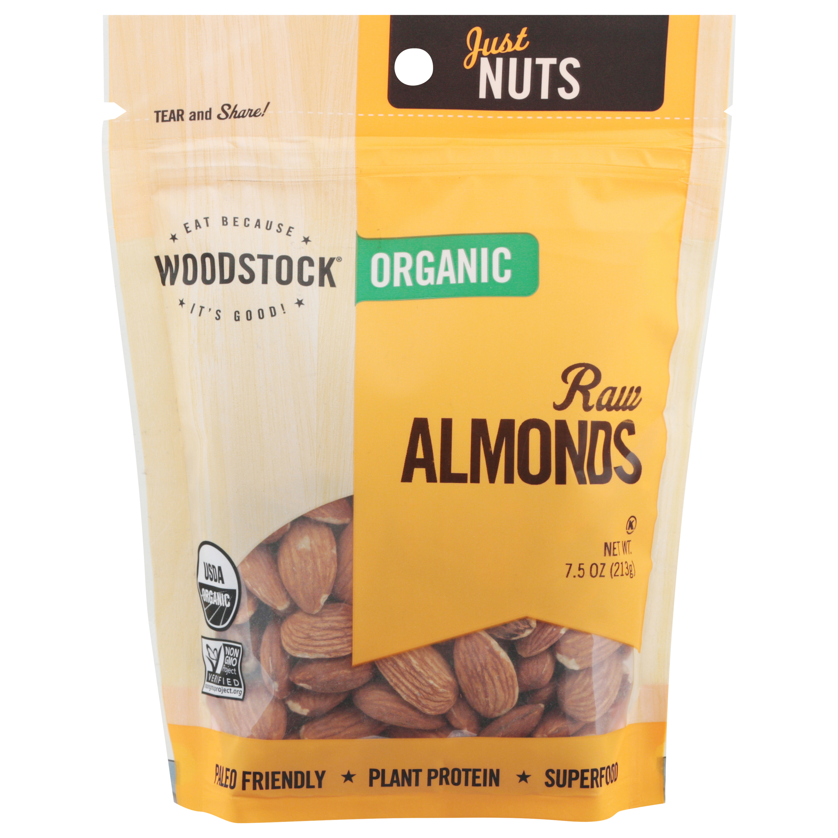 Woodstock Raw Organic Almonds
