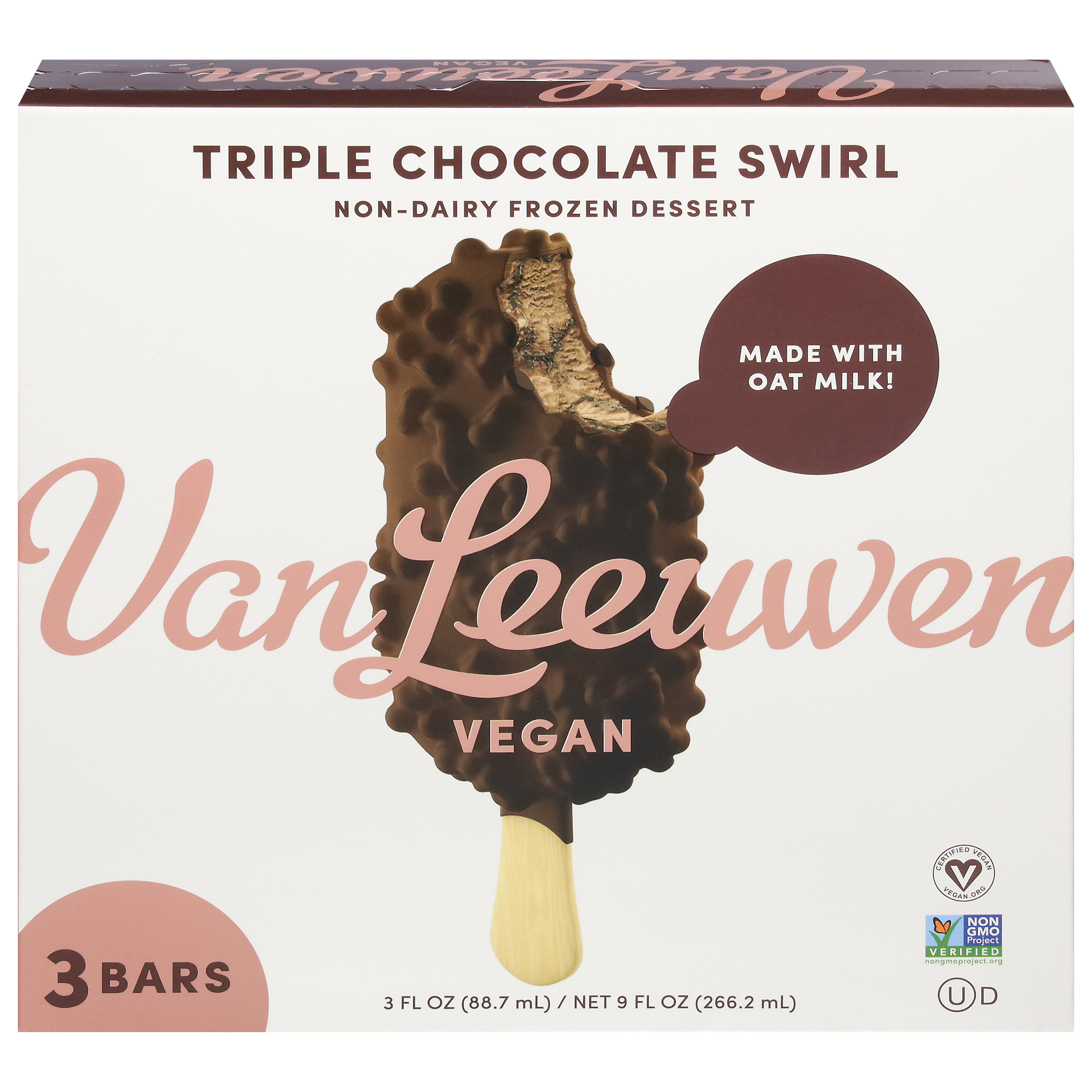 Van Leeuwen Non-Dairy Triple Chocolate Swirl Frozen Dessert