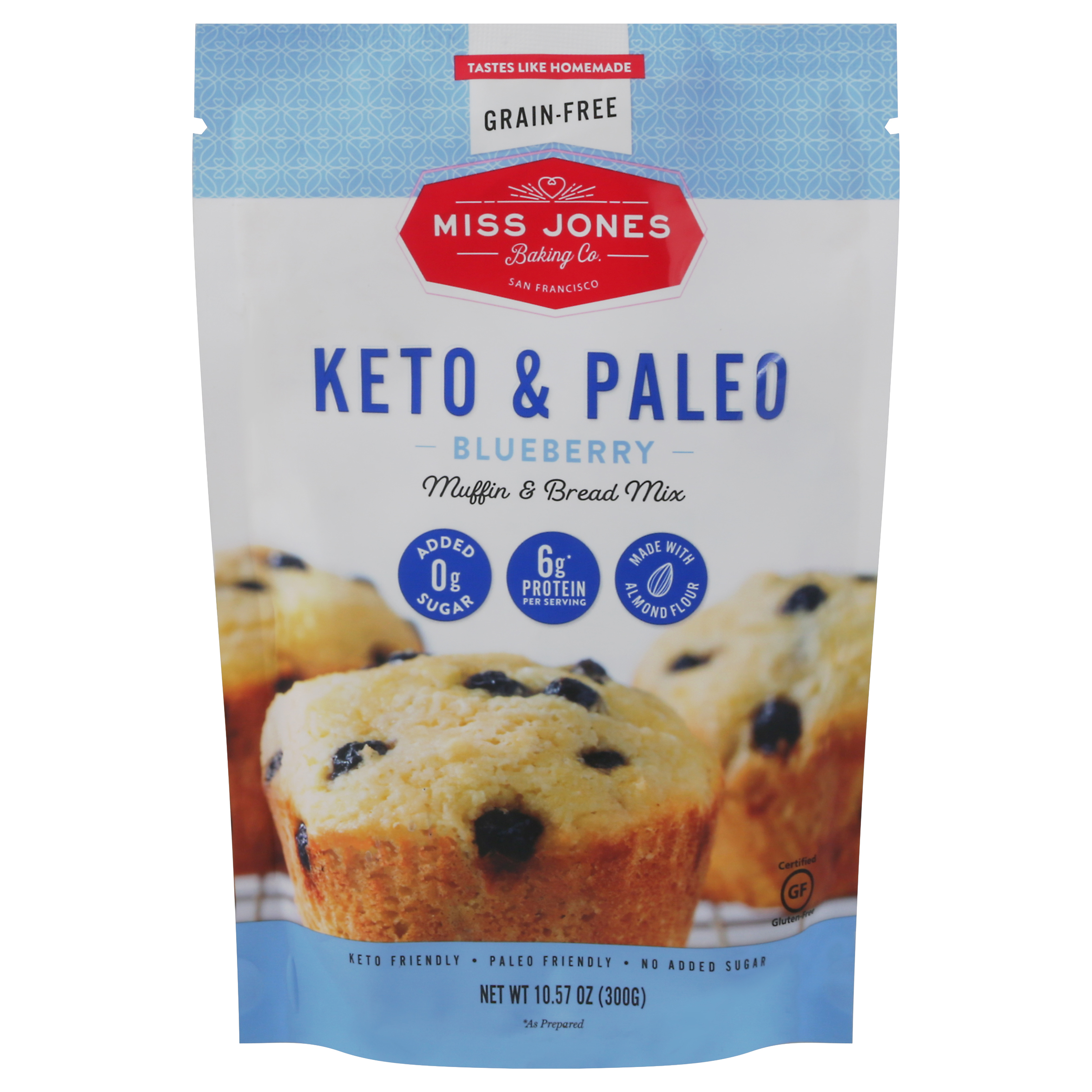 Miss Jones Baking Co. Keto & Paleo Blueberry Muffin & Bread Mix