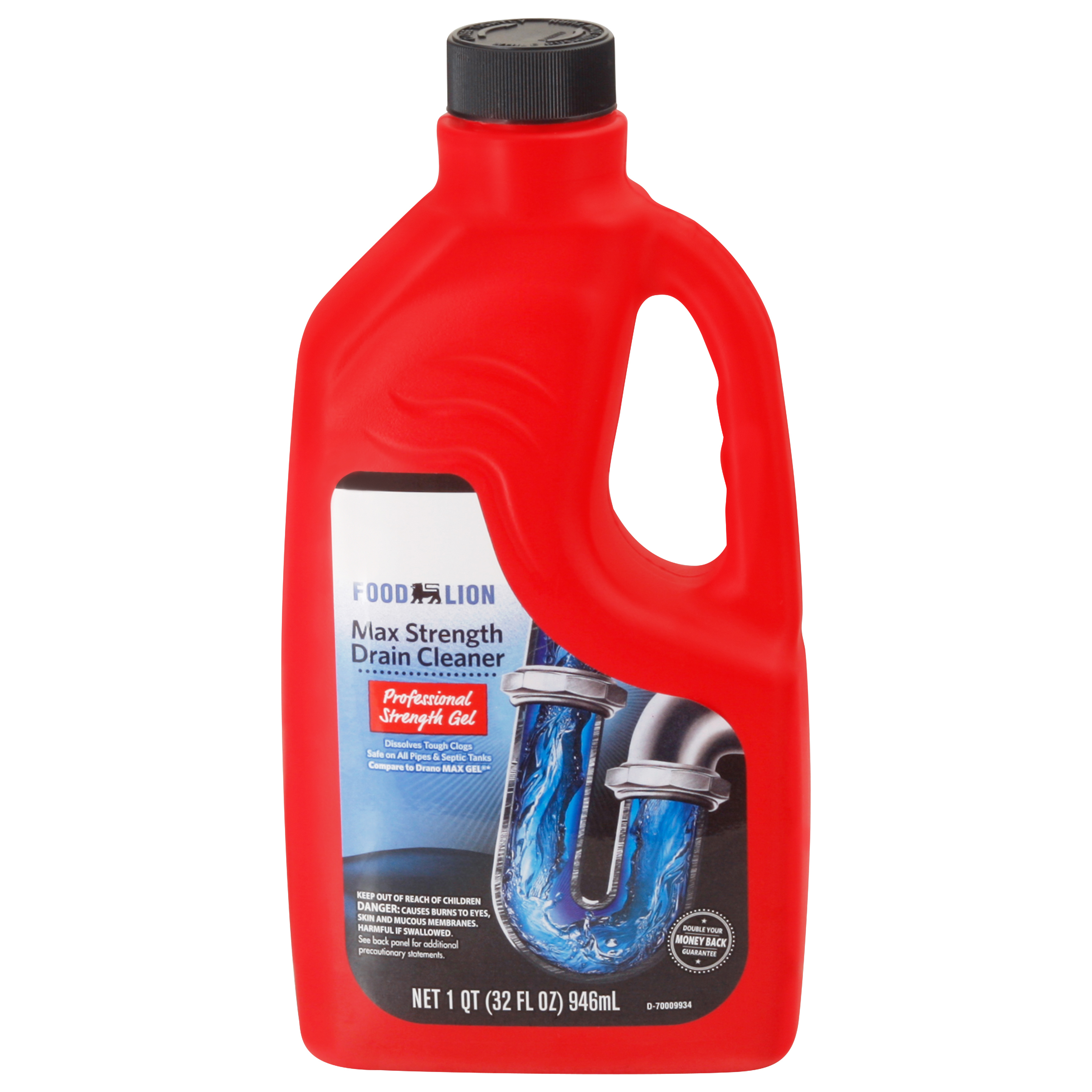 Food Lion Max Strength Drain Cleaner 1 qt