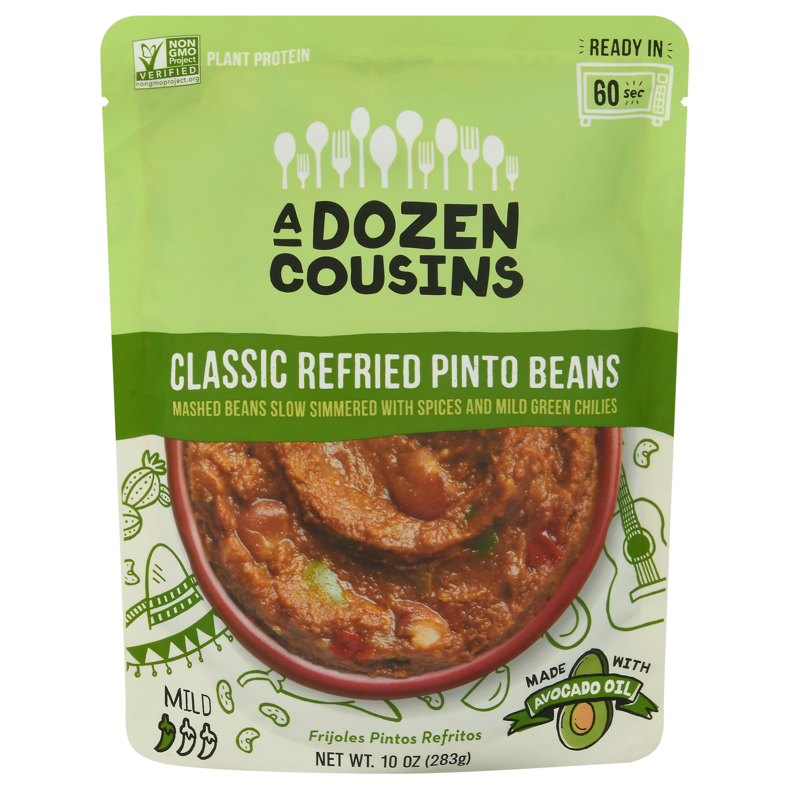 A Dozen Cousins Mild Classic Refried Pinto Beans
