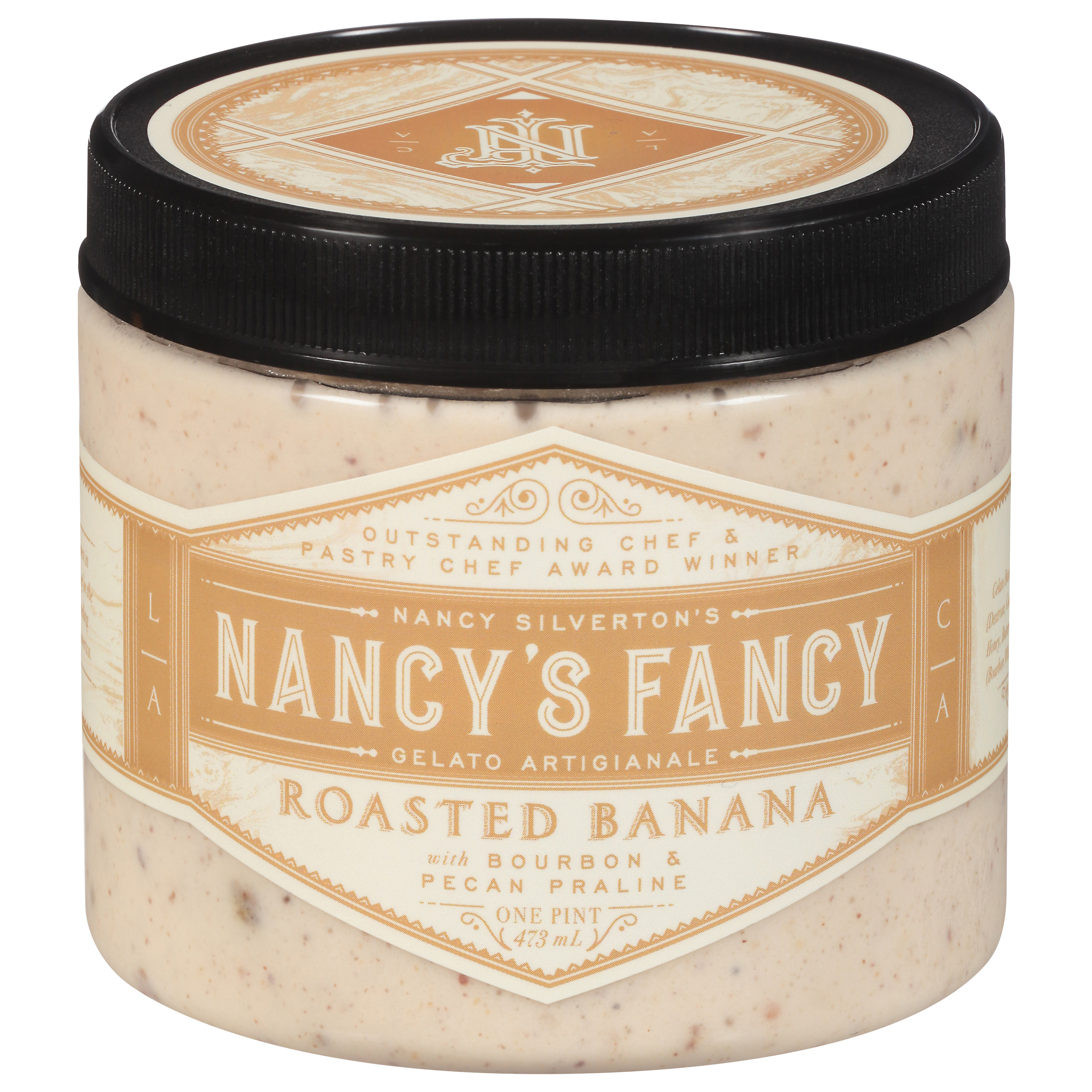 Nancy's Fancy Roasted Banana Gelato Artigianale