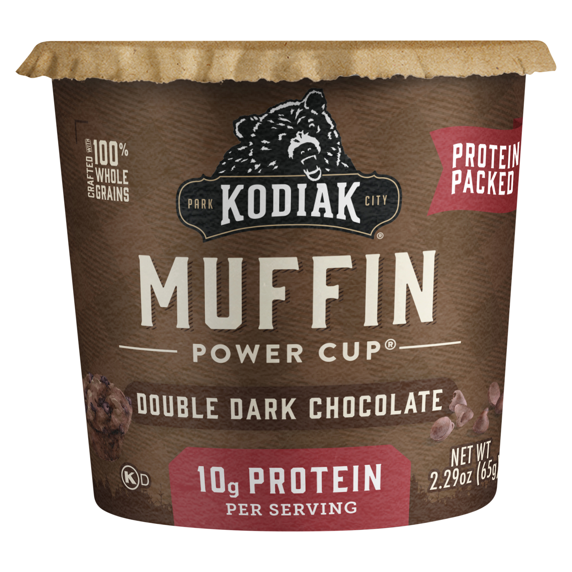 Muffin Power Cup, Double Dark Chocolate,