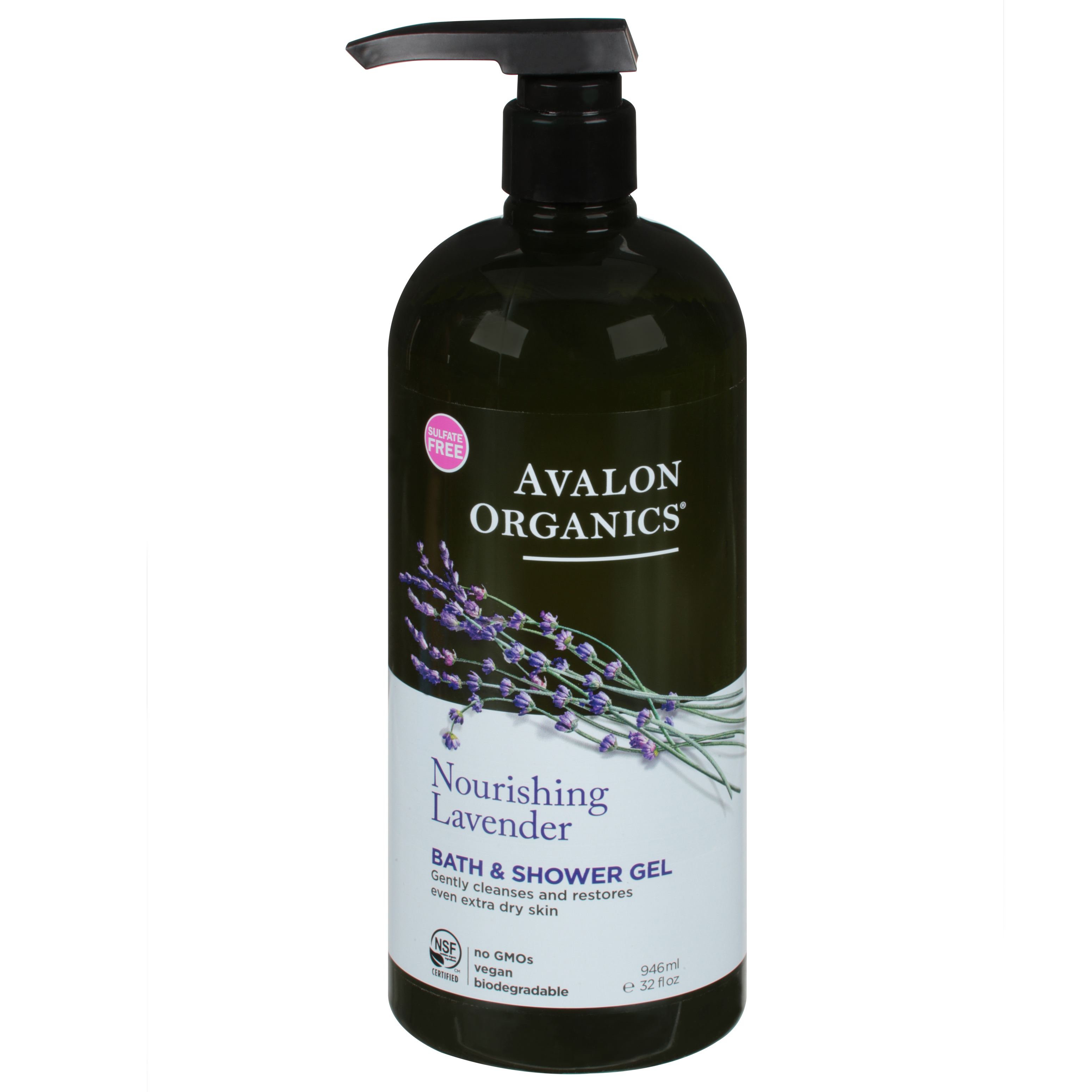 Avalon Organics Nourishing Lavender Bath & Shower Gel