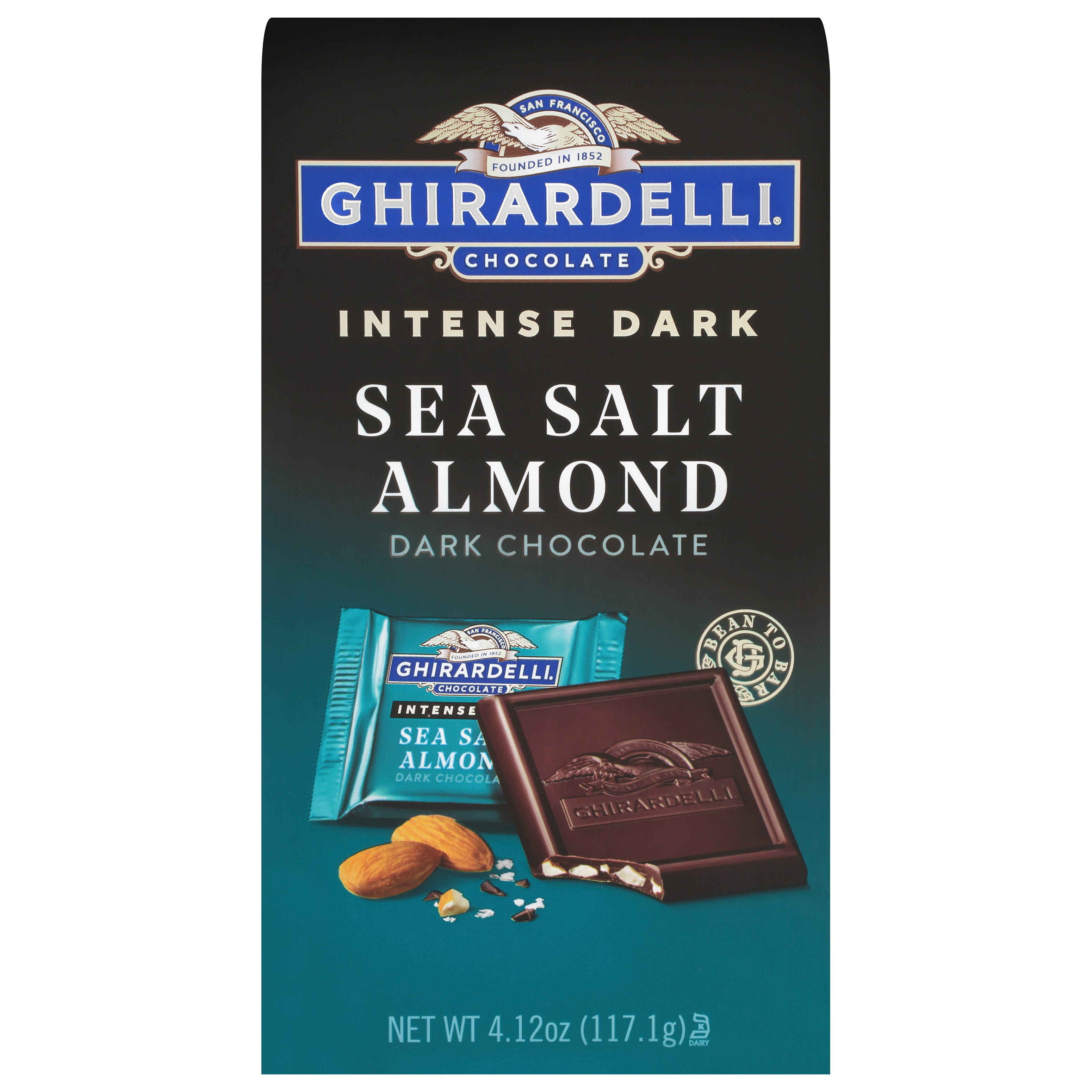 Ghirardelli Intense Dark Sea Salt Almond Dark Chocolate