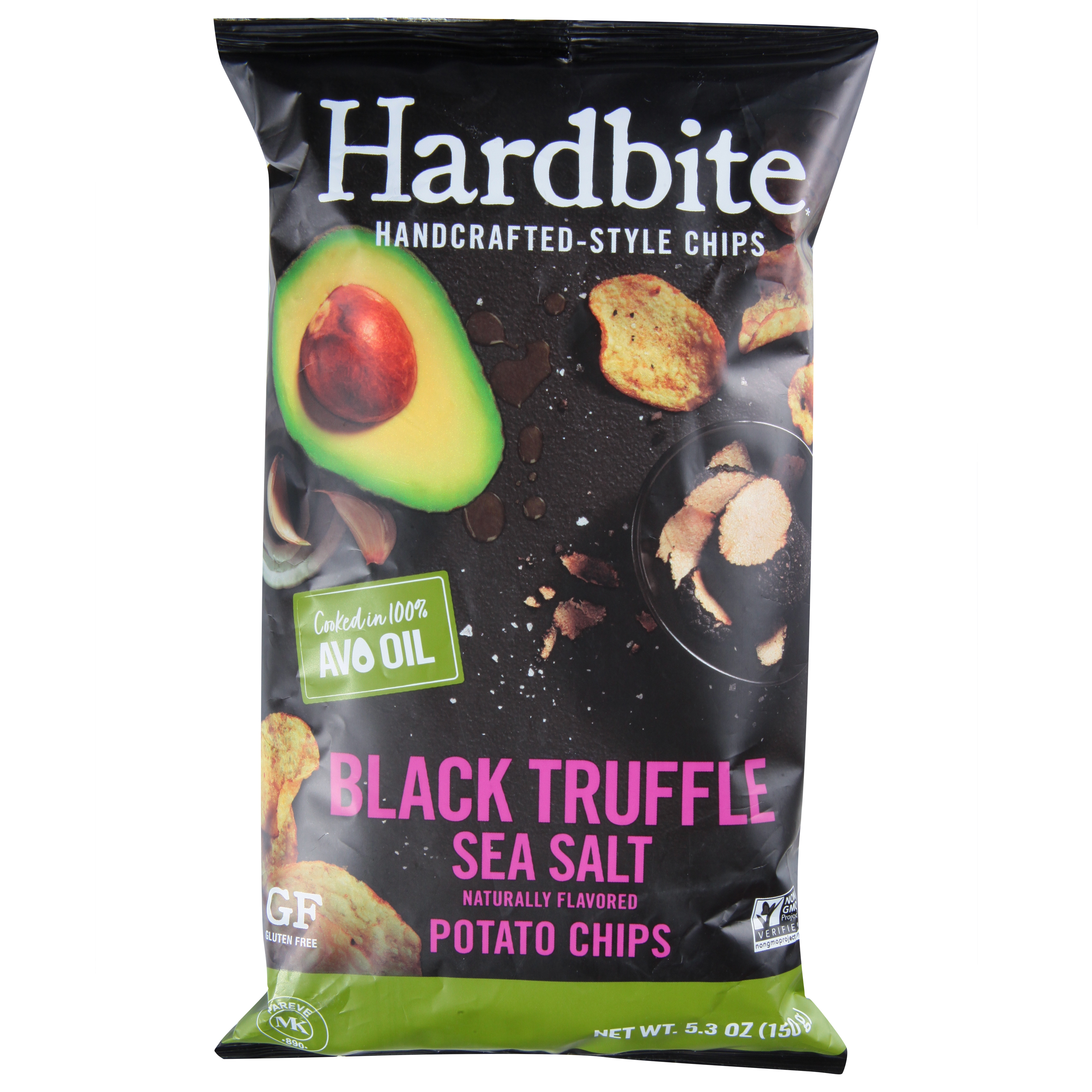 Hardbite Handcrafted Style Black Truffle Sea Salt Potato Chips
