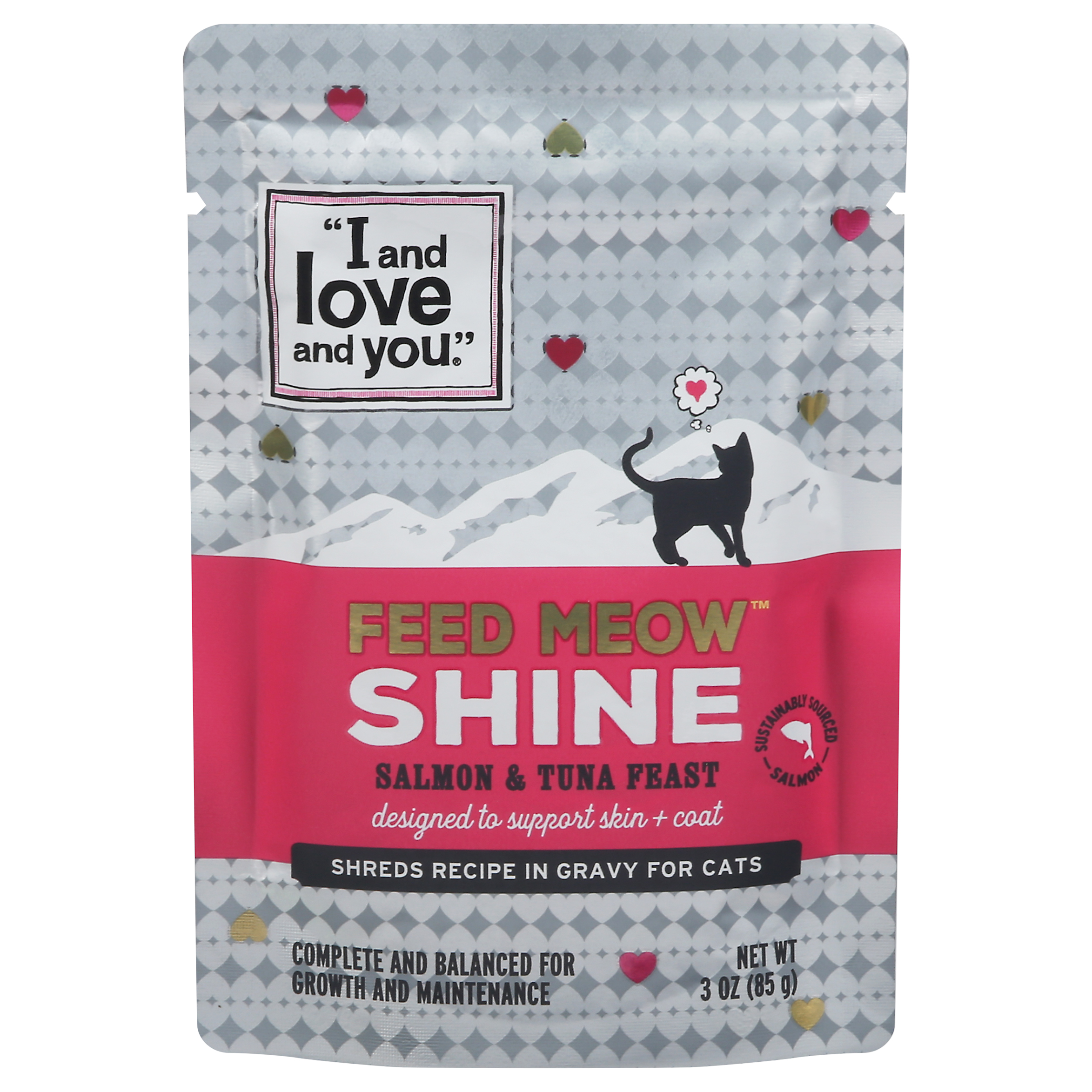 I and Love and You Feed Meow Shine Salmon & Tuna Feast Cat Food
