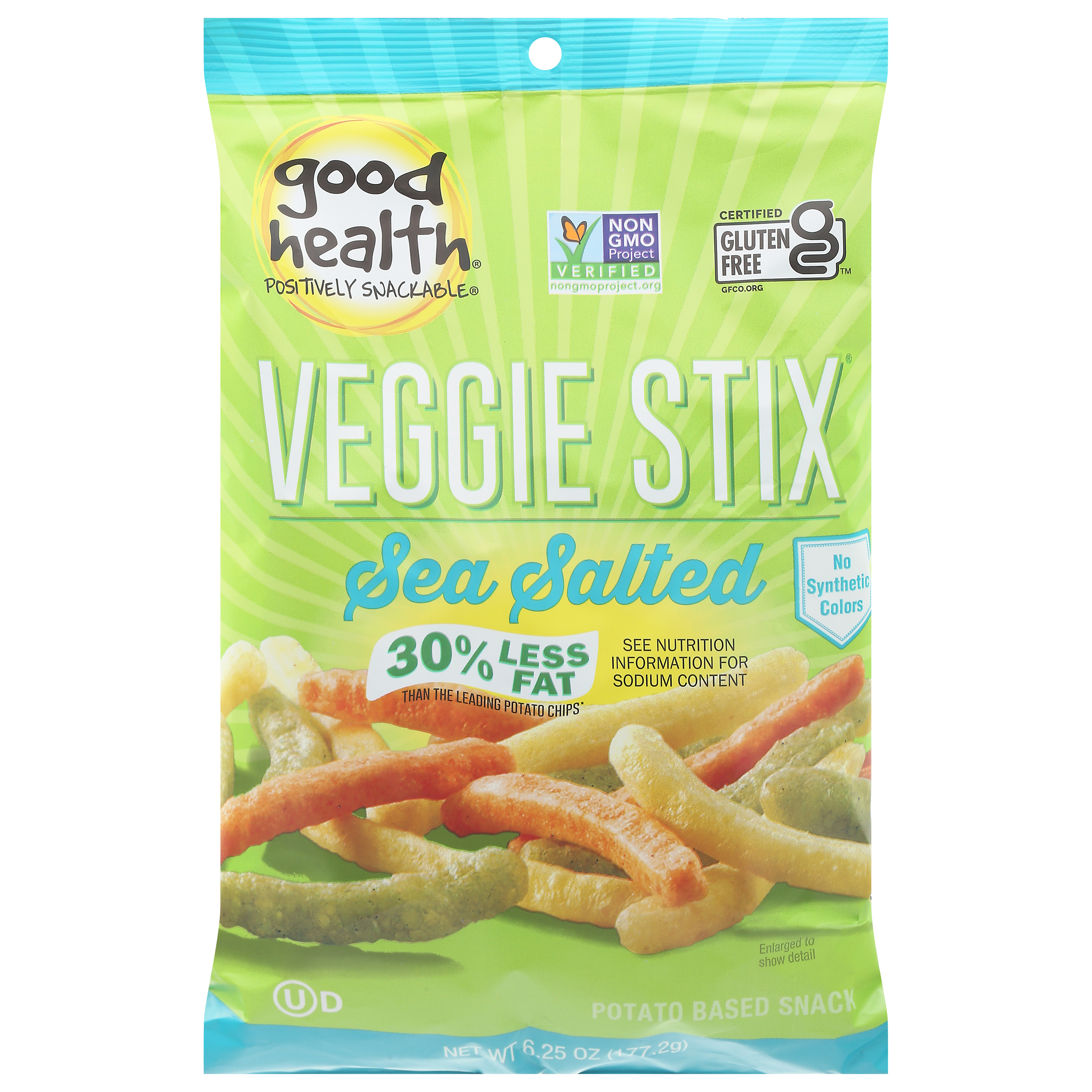 Good Health 30% Less Fat Sea Salted Veggie Stix