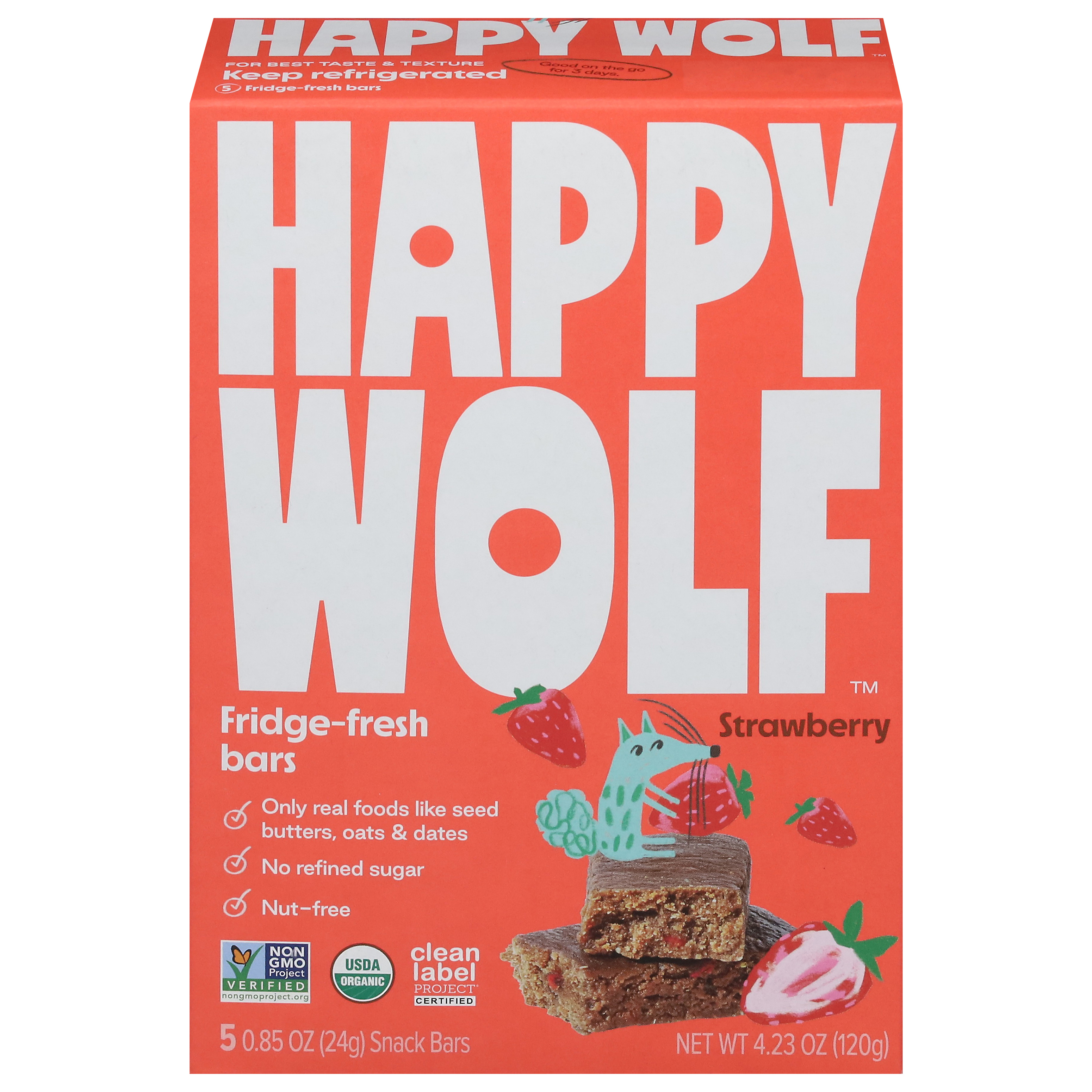 Happy Wolf Strawberry Bar
