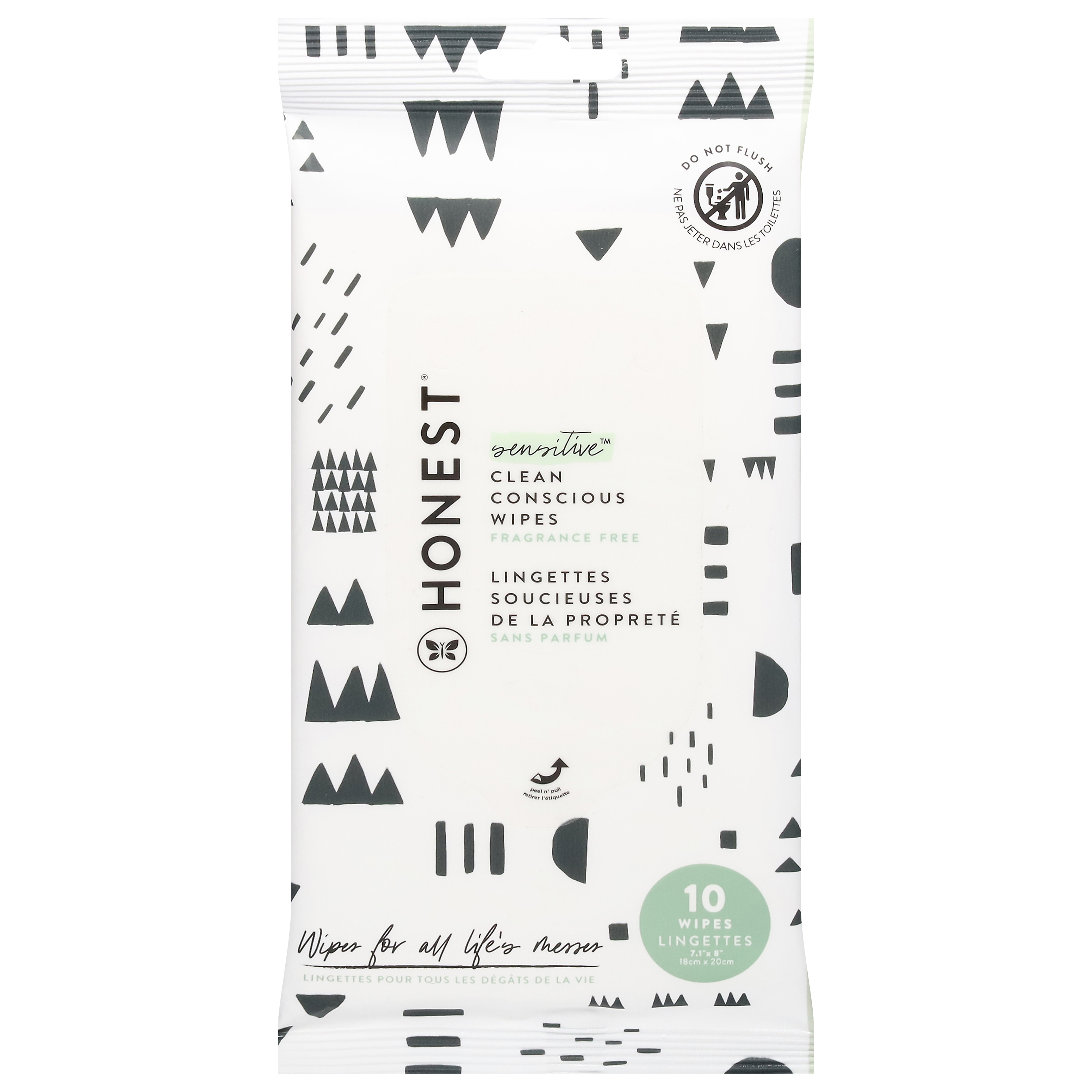 Honest Sensitive Fragrance Free Clean Conscious Wipes